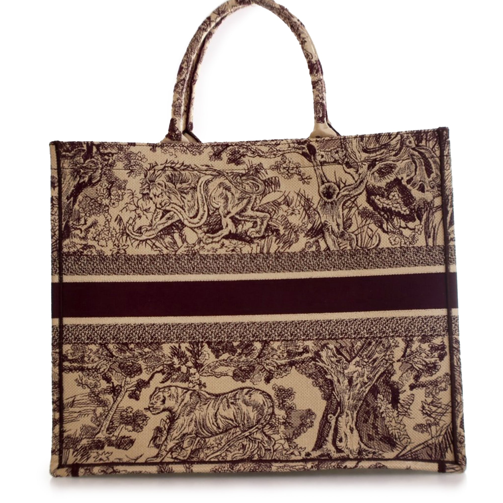 Dior Large Canvas Embroidered Dioriviera Toile De Jouy Book Tote - image 2