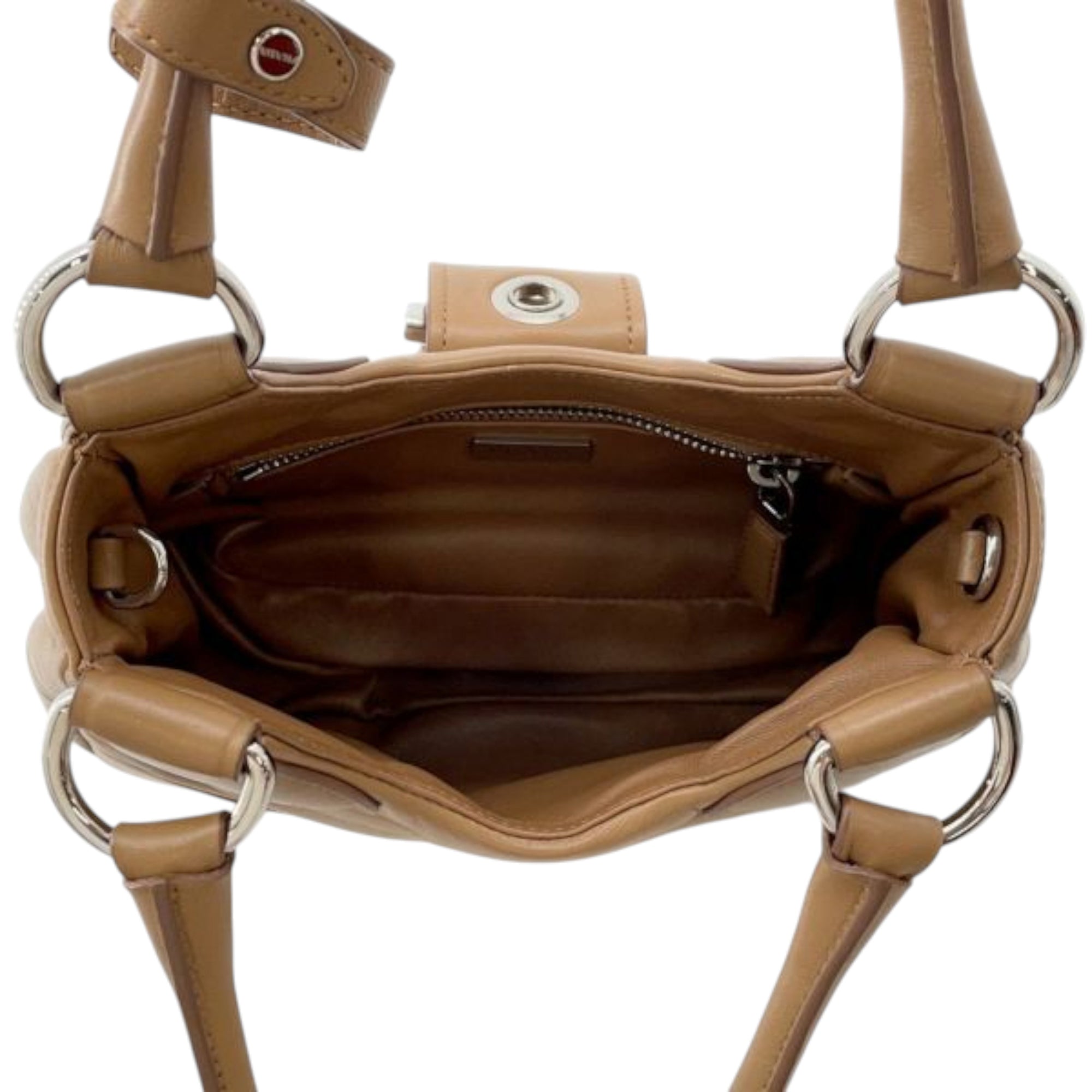Prada Nappa Soft Padded Re Edition 2002 Moon Satchel - image 4