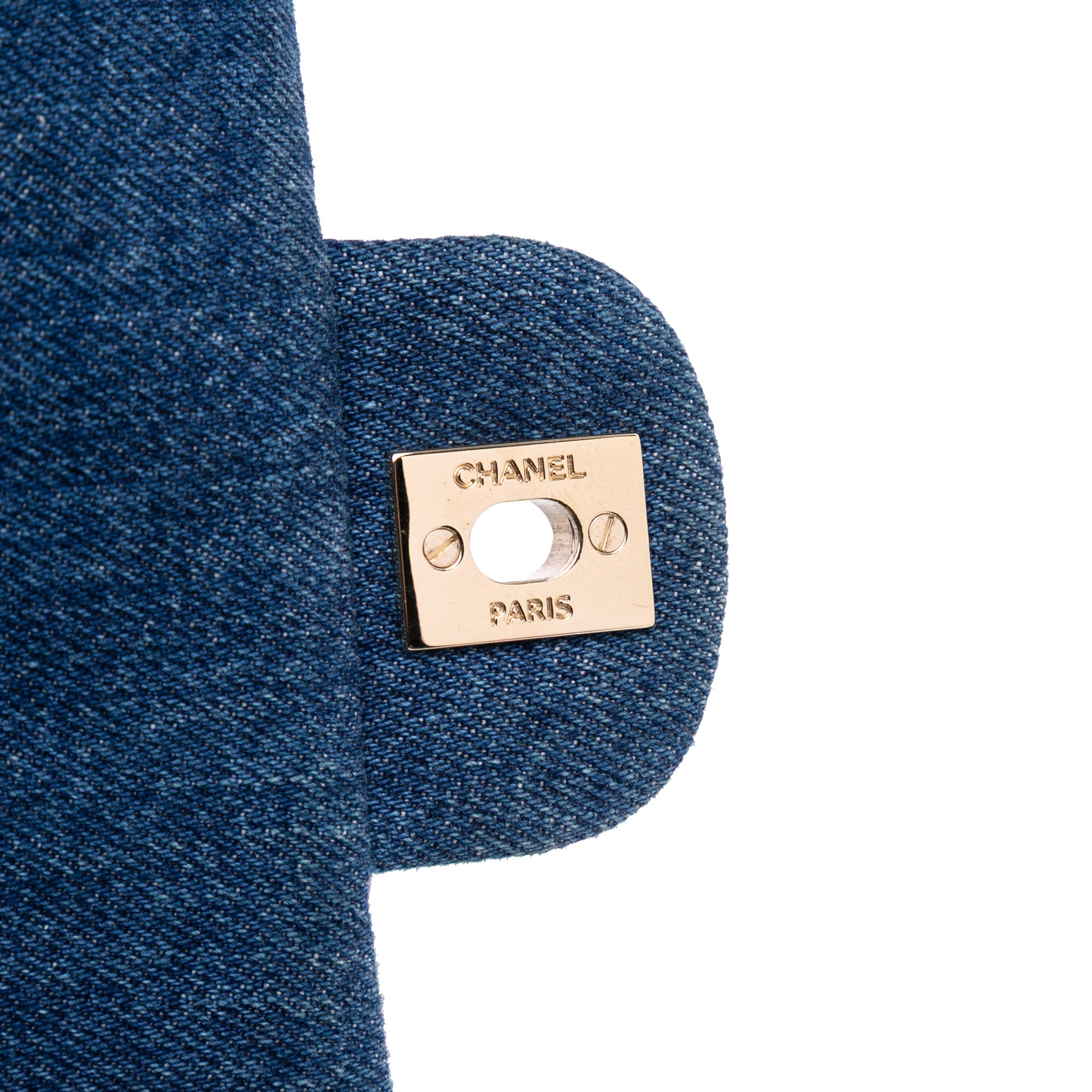 Chanel Mini Rectangular Classic Multicolor Denim Single Flap - image 5