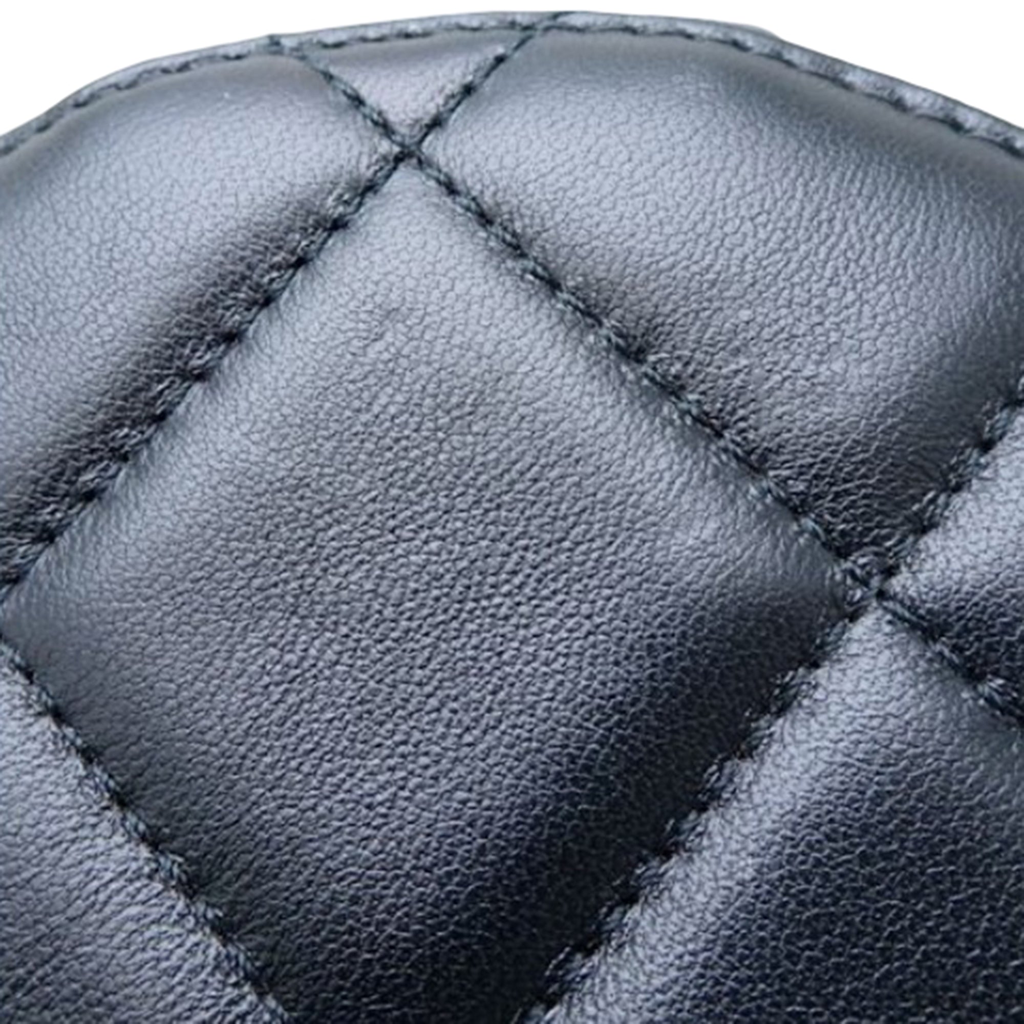 Chanel Small Quilted Lambskin Side Note Vanity Case - image 8