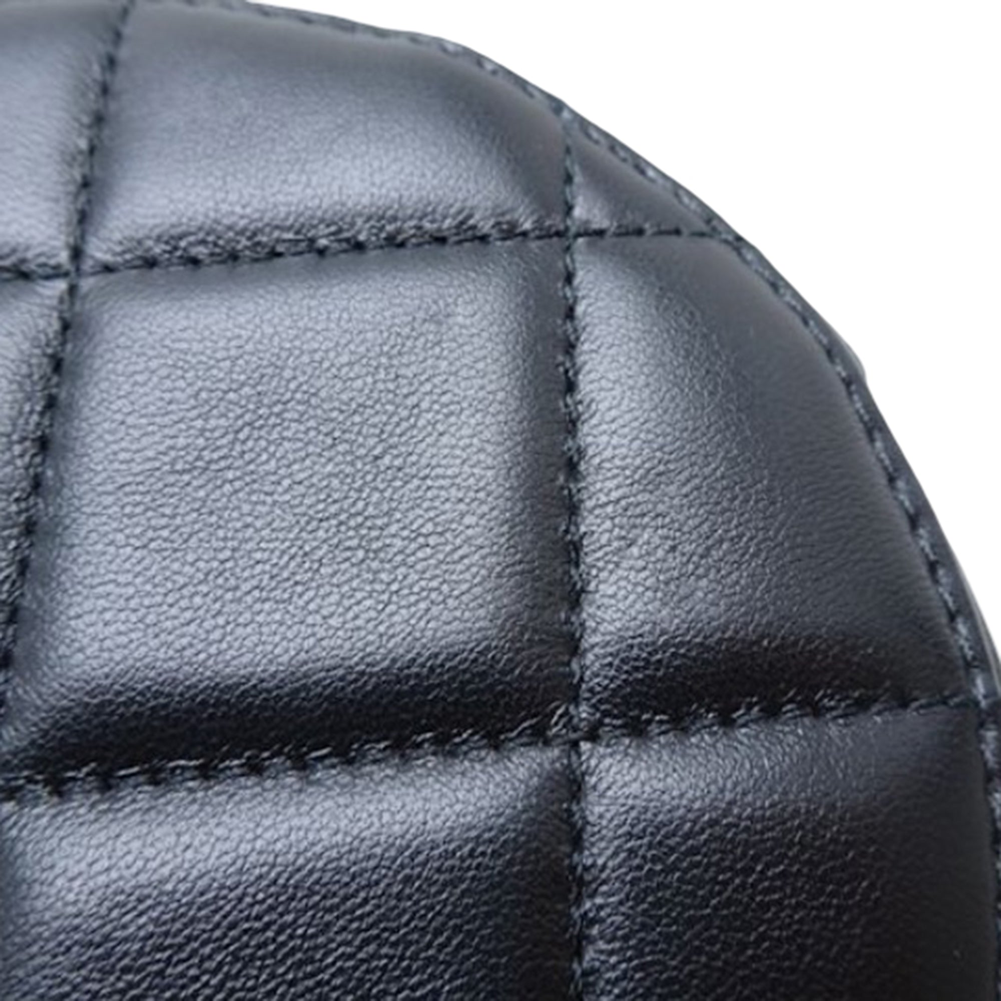 Chanel Small Quilted Lambskin Side Note Vanity Case - image 9