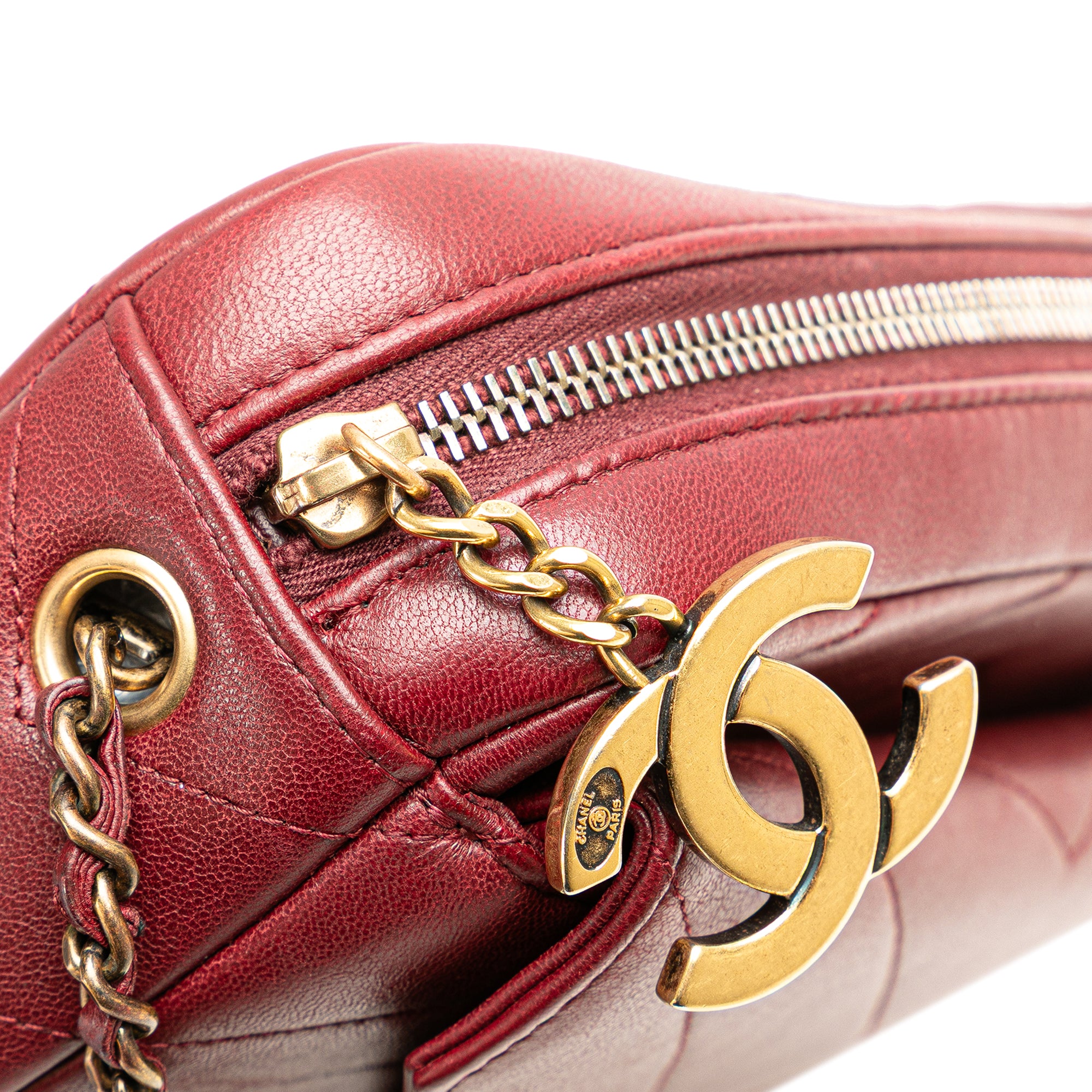 Chanel Small Chevron Lambskin Coco Envelope Camera Case - image 9