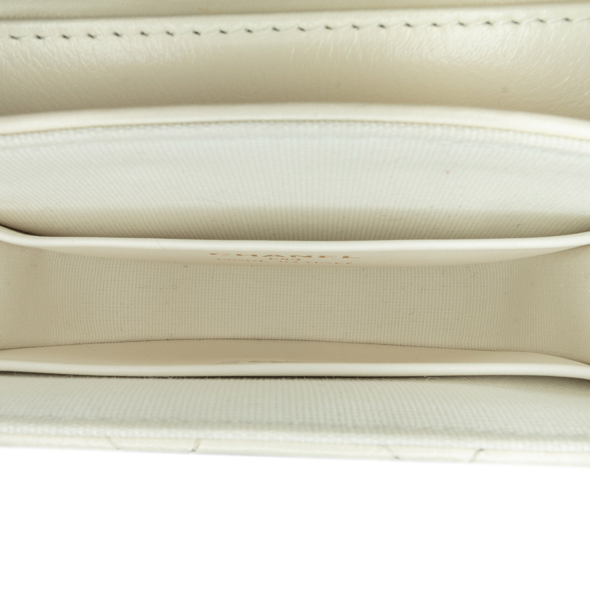 Chanel Mini CC Quilted Aged Calfskin Top Handle Clutch with Chain - image 4