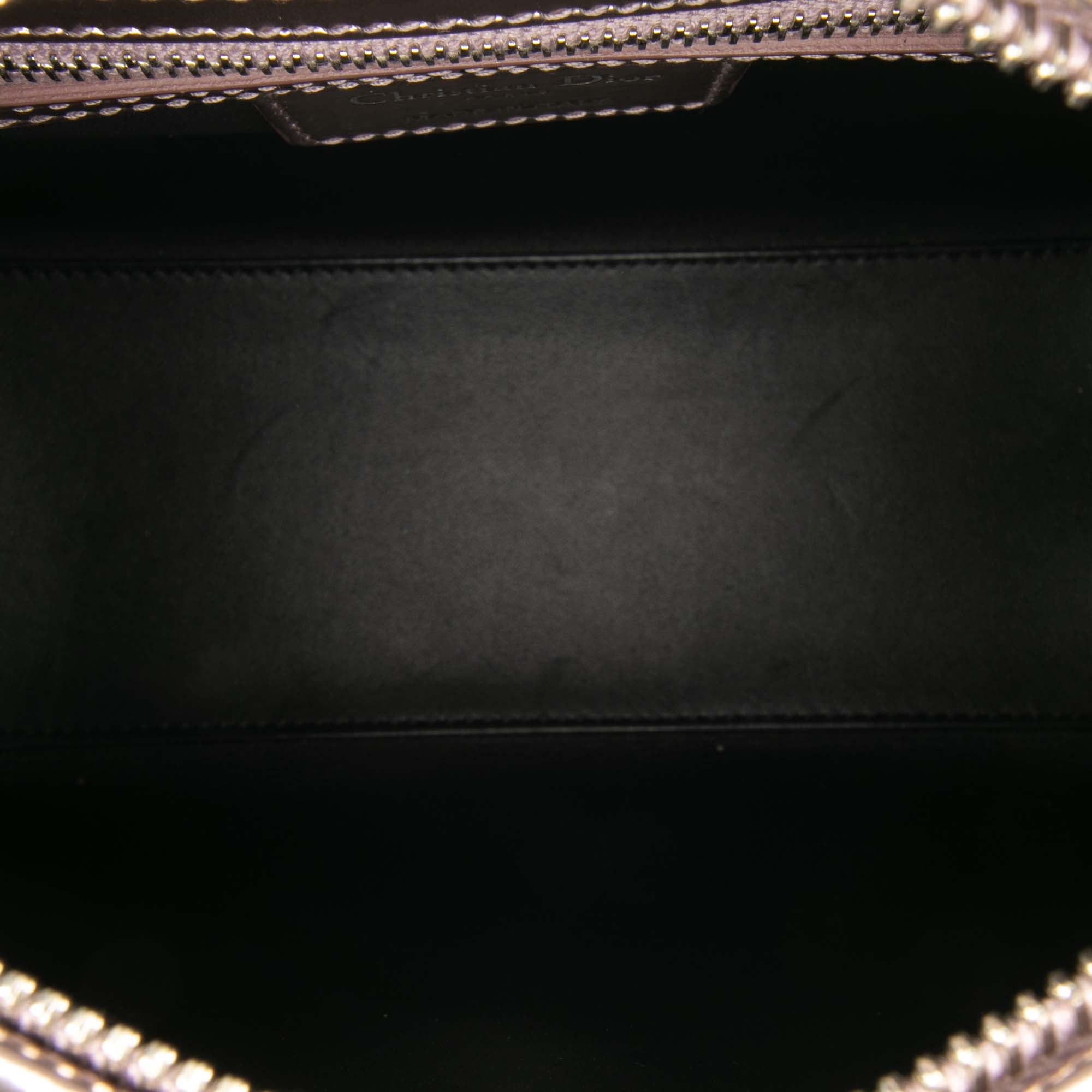 Dior Medium Metallic Patent Microcannage Lady Dior - image 4