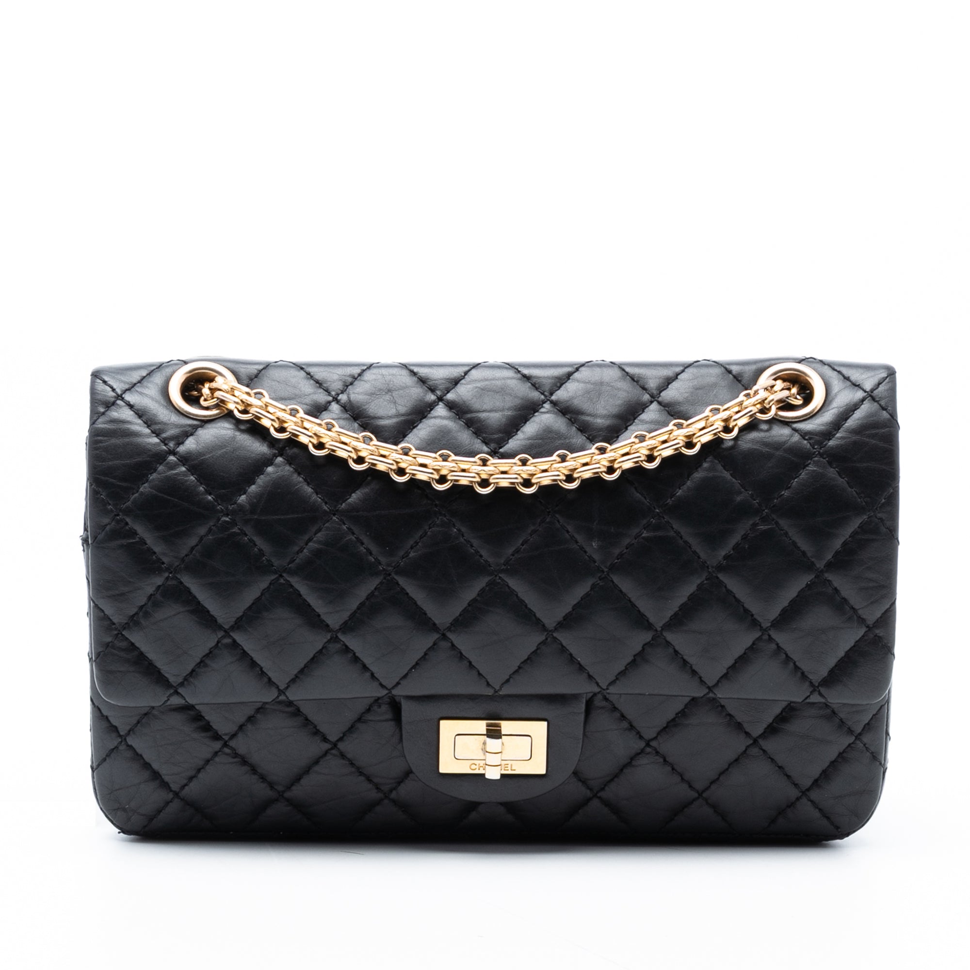 Chanel Quilted Aged Calfskin Reissue 2.55 Double Flap 225 - image 1