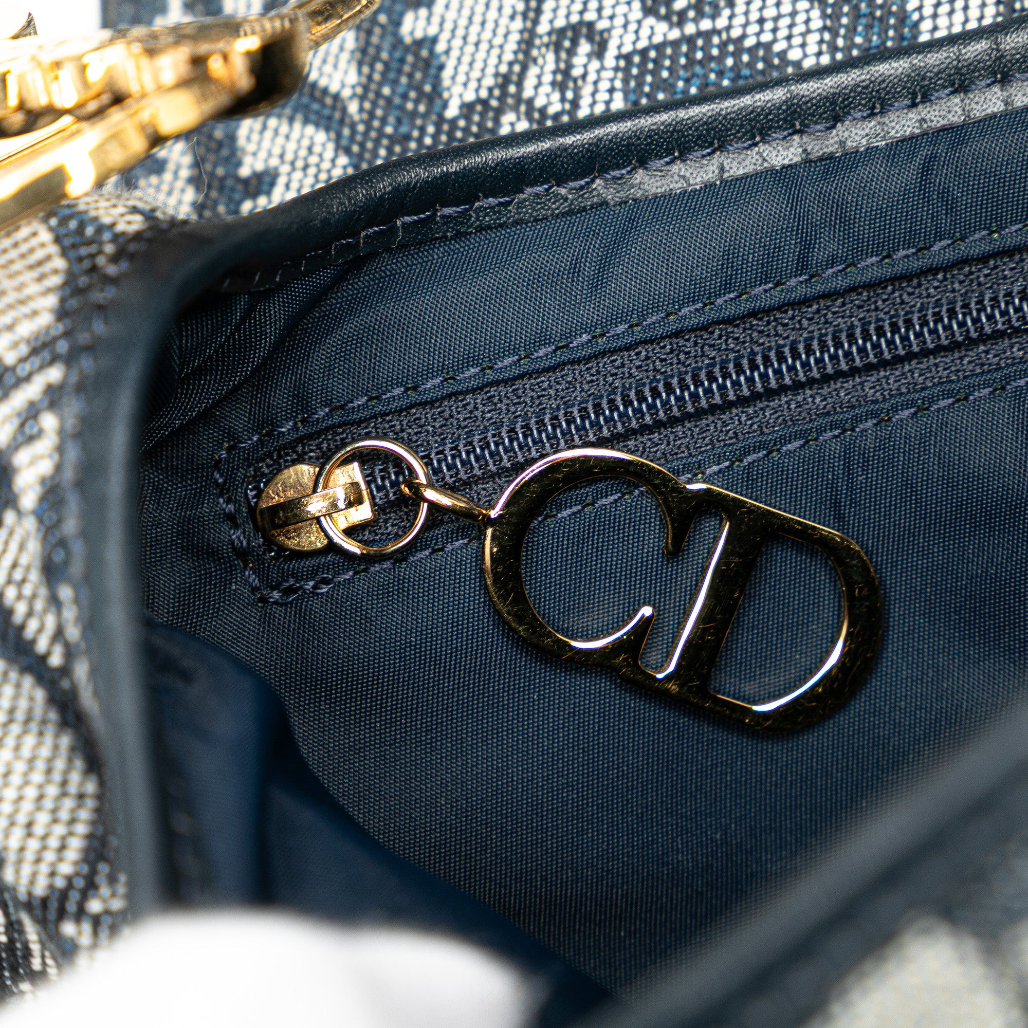 Dior Diorissimo Canvas Saddle Bag - image 10