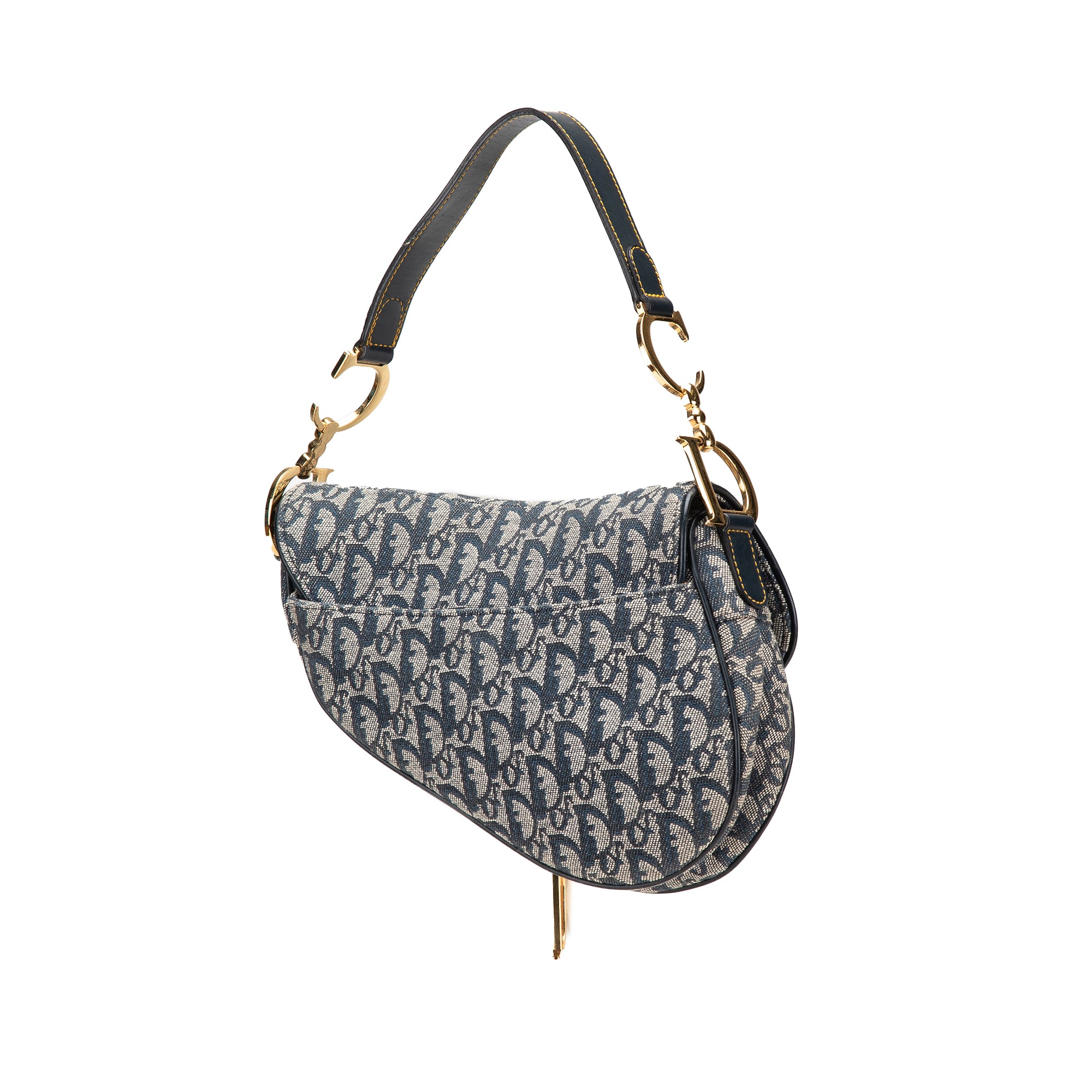 Dior Diorissimo Canvas Saddle Bag - image 2