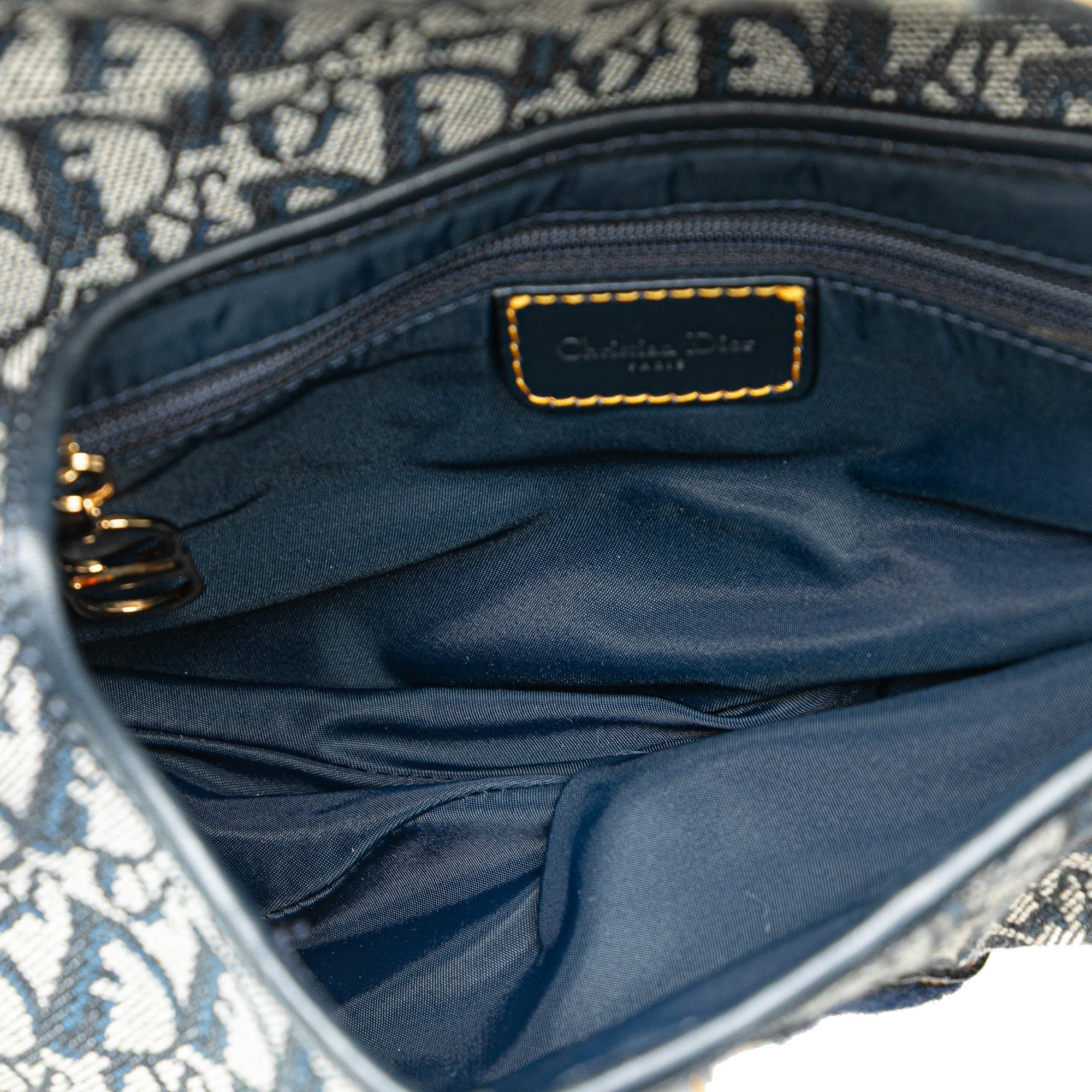 Dior Diorissimo Canvas Saddle Bag - image 4