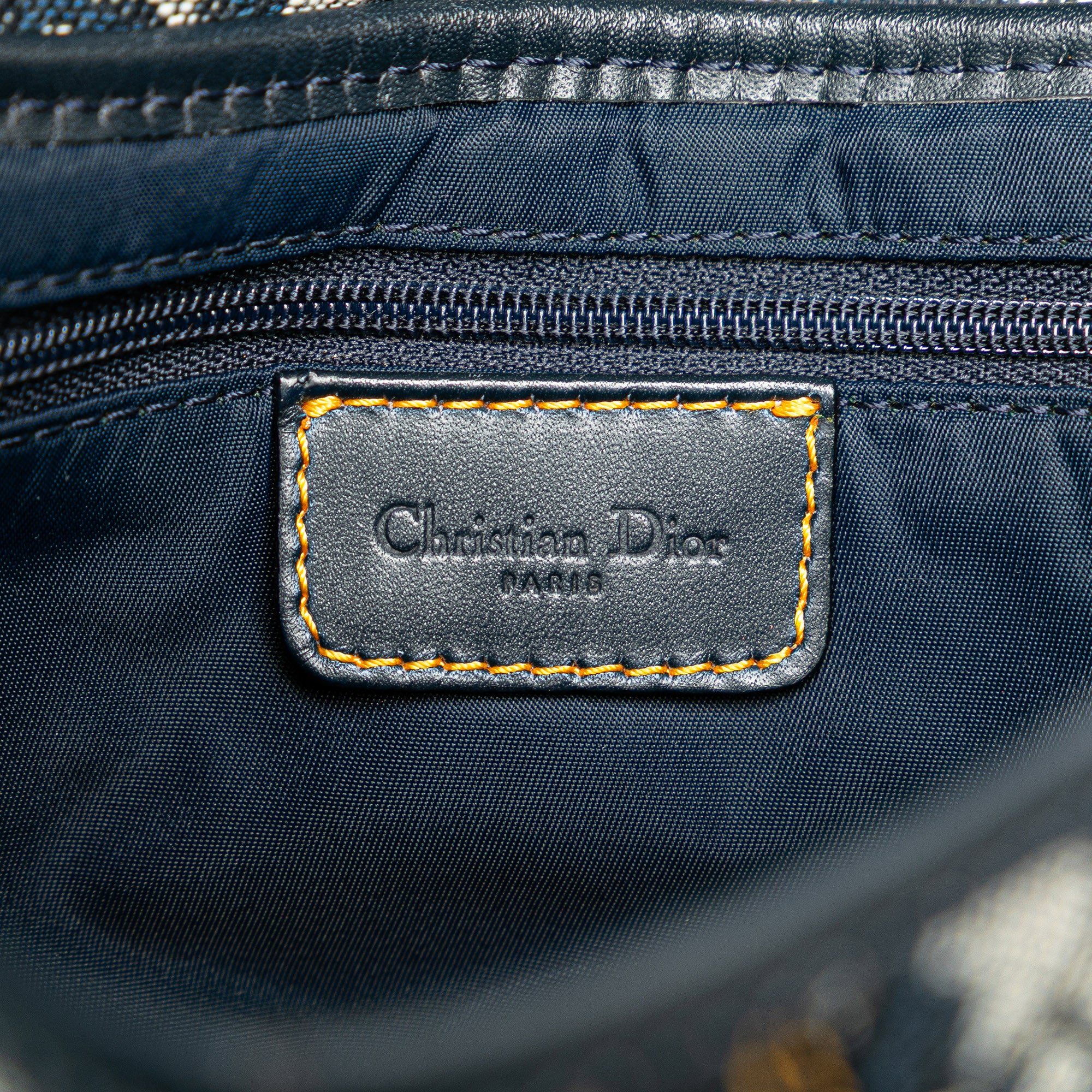 Dior Diorissimo Canvas Saddle Bag - image 5