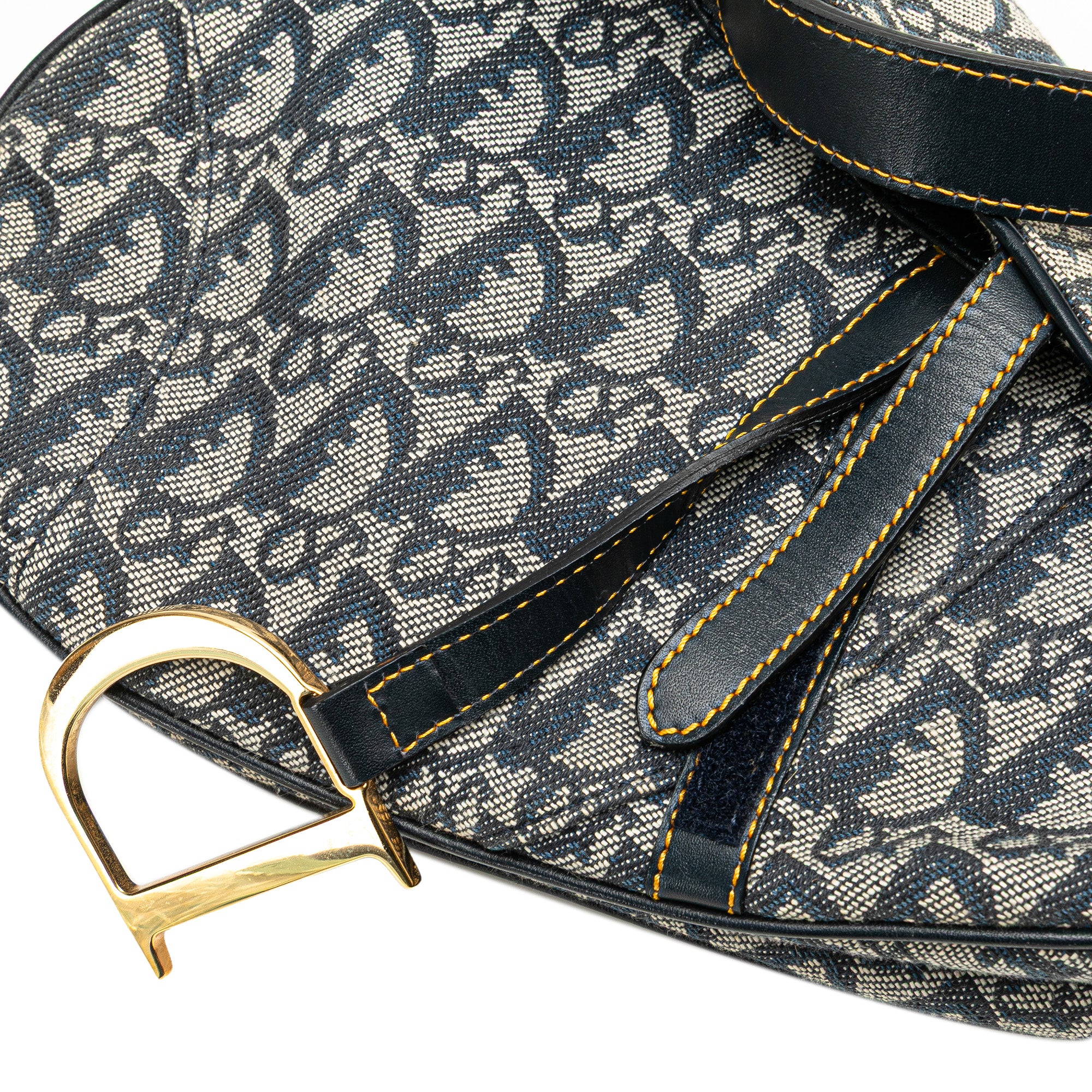 Dior Diorissimo Canvas Saddle Bag - image 8