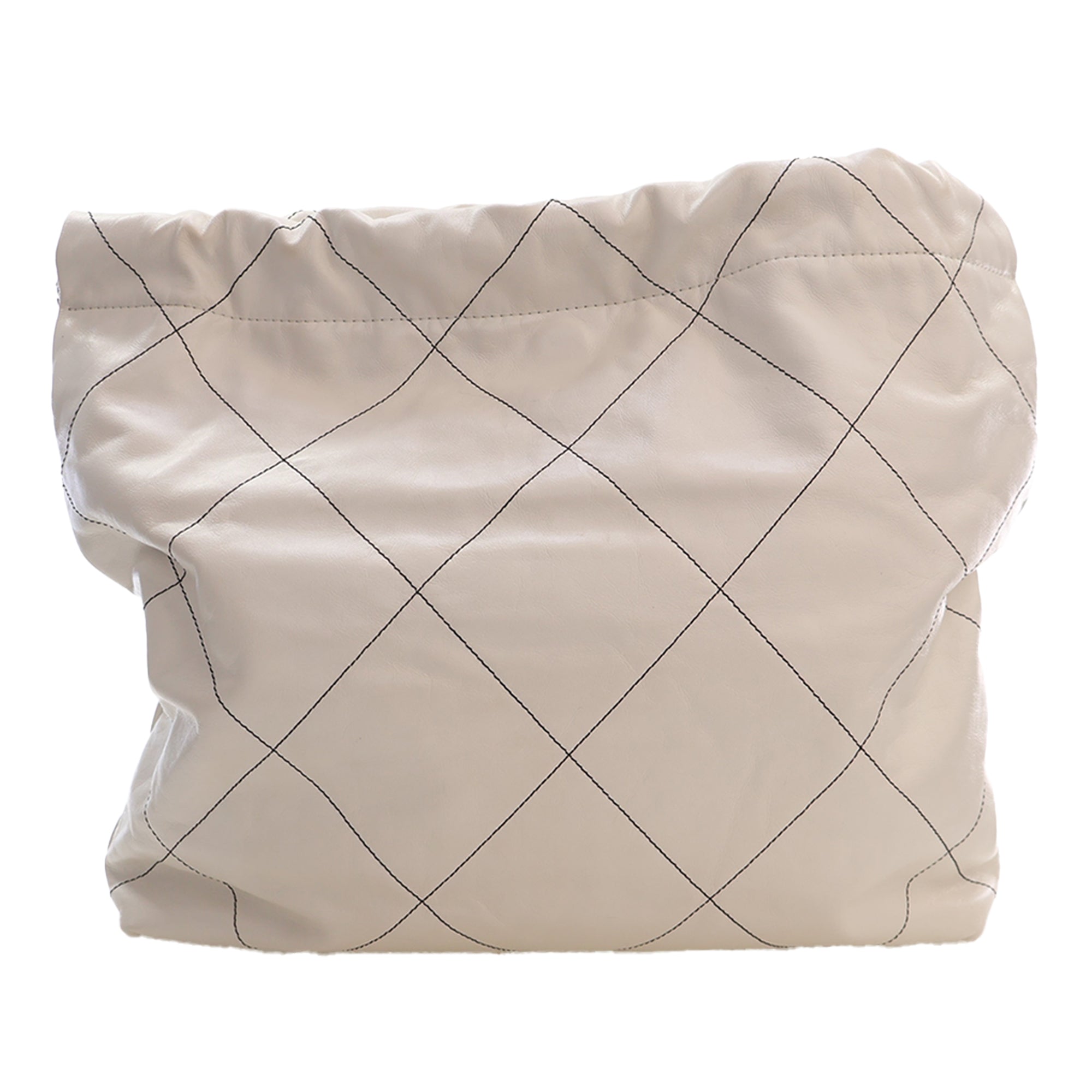 Chanel Small Quilted Shiny Calfskin 22 Handbag - image 2
