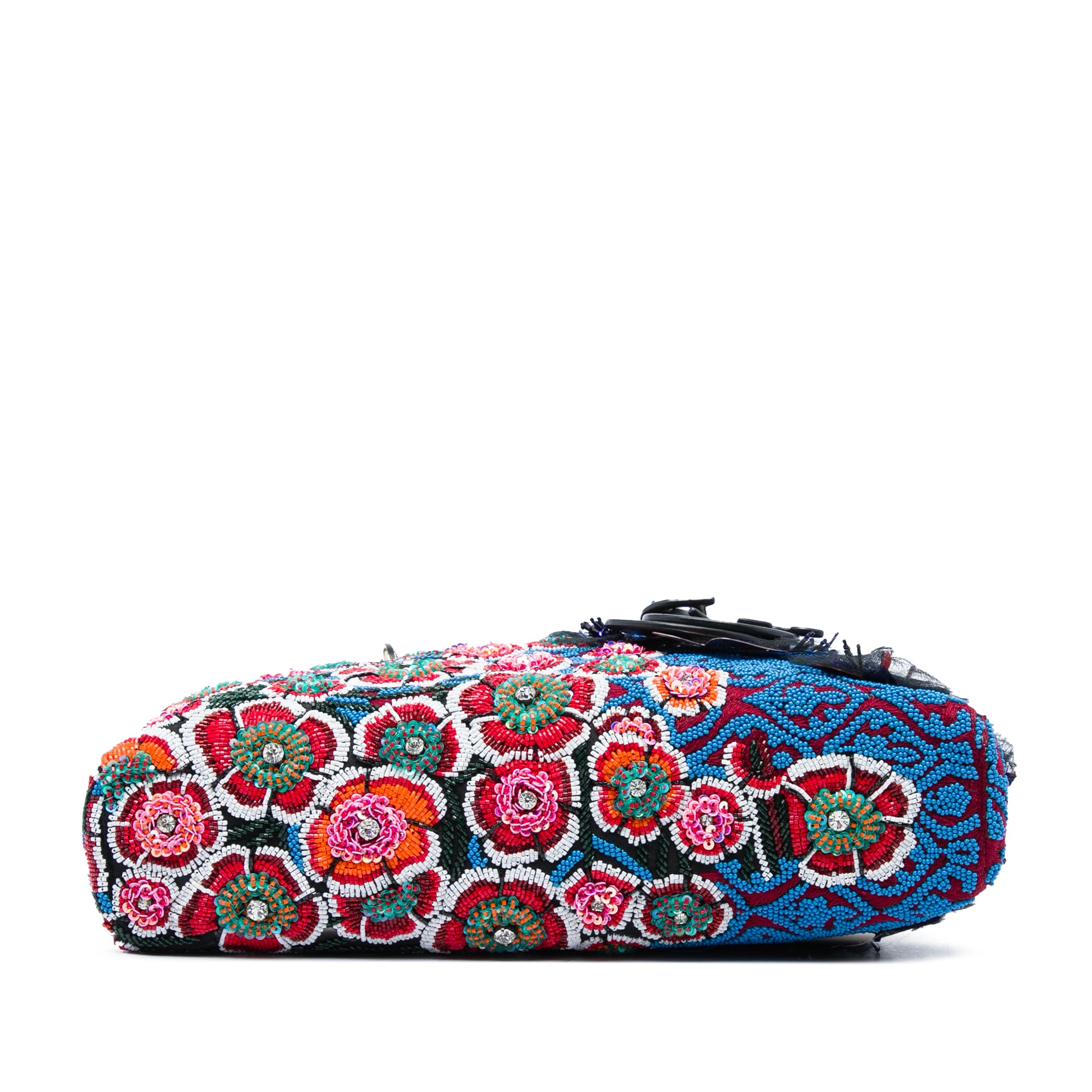 Dior Medium Beaded Ribbon Embroidered Floral Lady D Joy - image 3