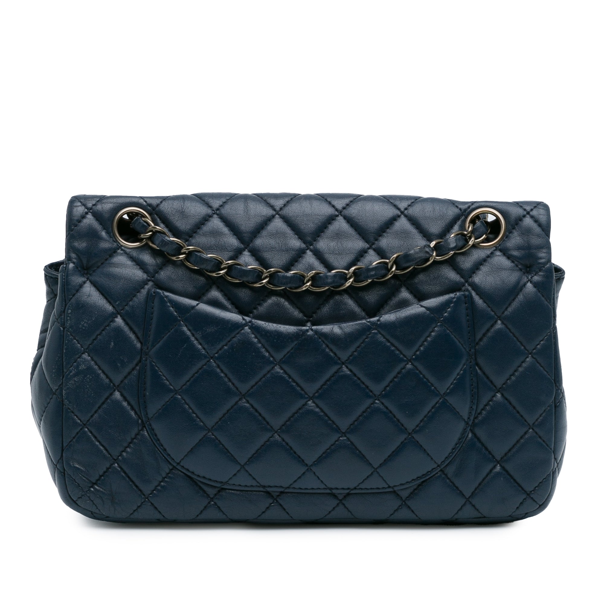 Chanel CC Quilted Lambskin Double Flap - image 3