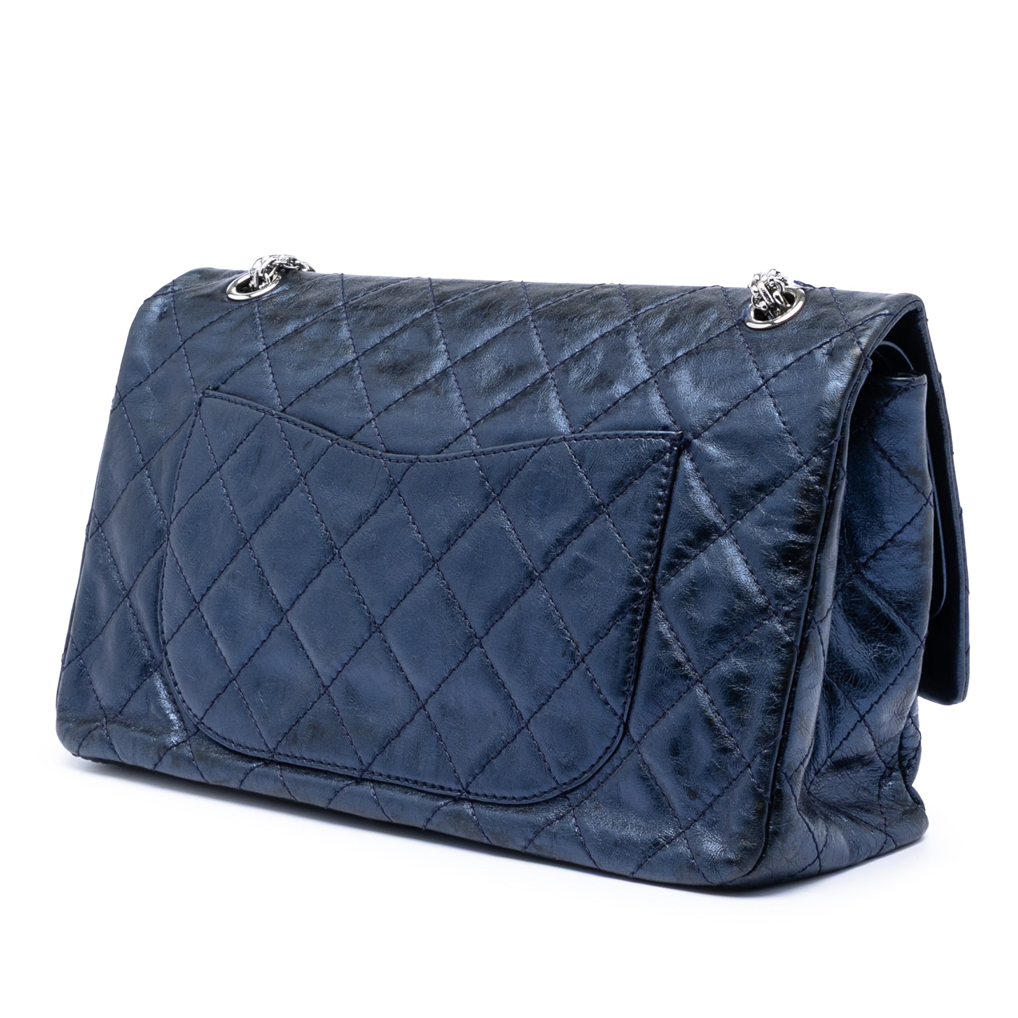 Chanel Quilted Metallic Aged Calfskin Reissue 2.55 Double Flap 227 - image 2