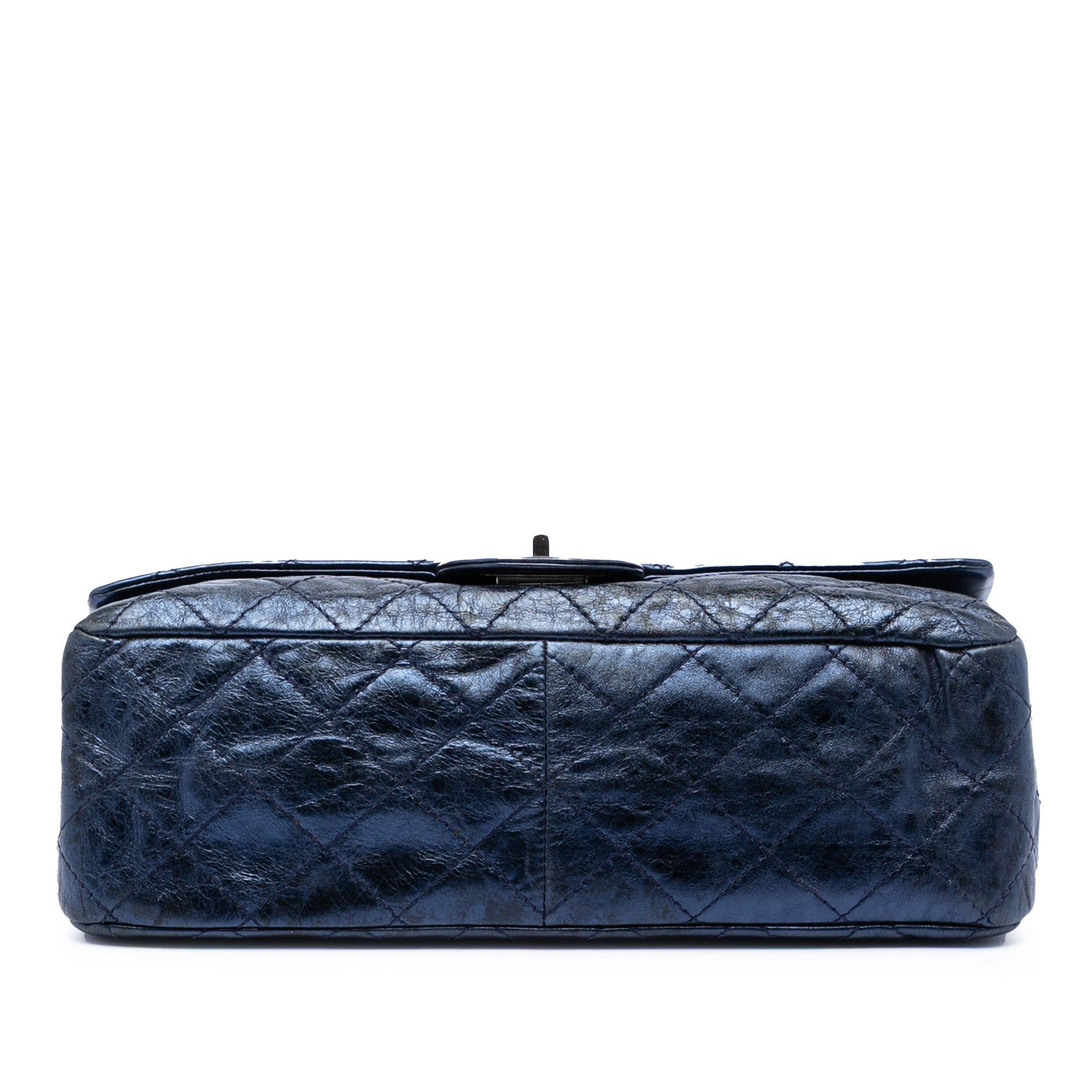 Chanel Quilted Metallic Aged Calfskin Reissue 2.55 Double Flap 227 - image 3