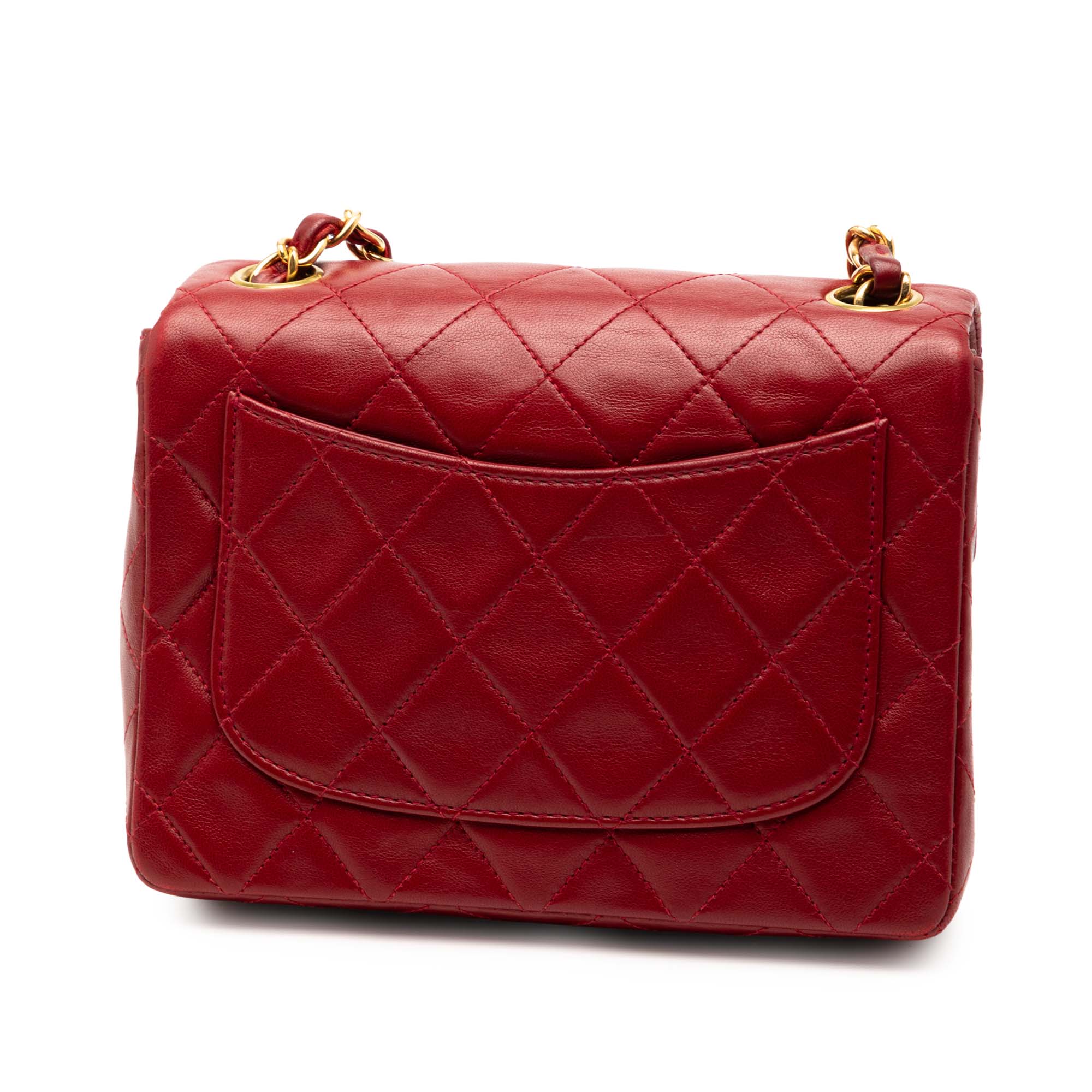 Chanel Mini Square Classic Lambskin Single Flap - image 2