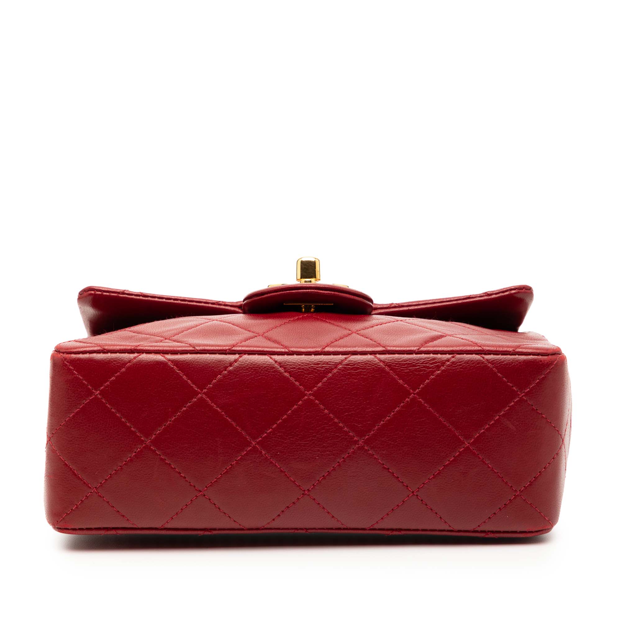 Chanel Mini Square Classic Lambskin Single Flap - image 3