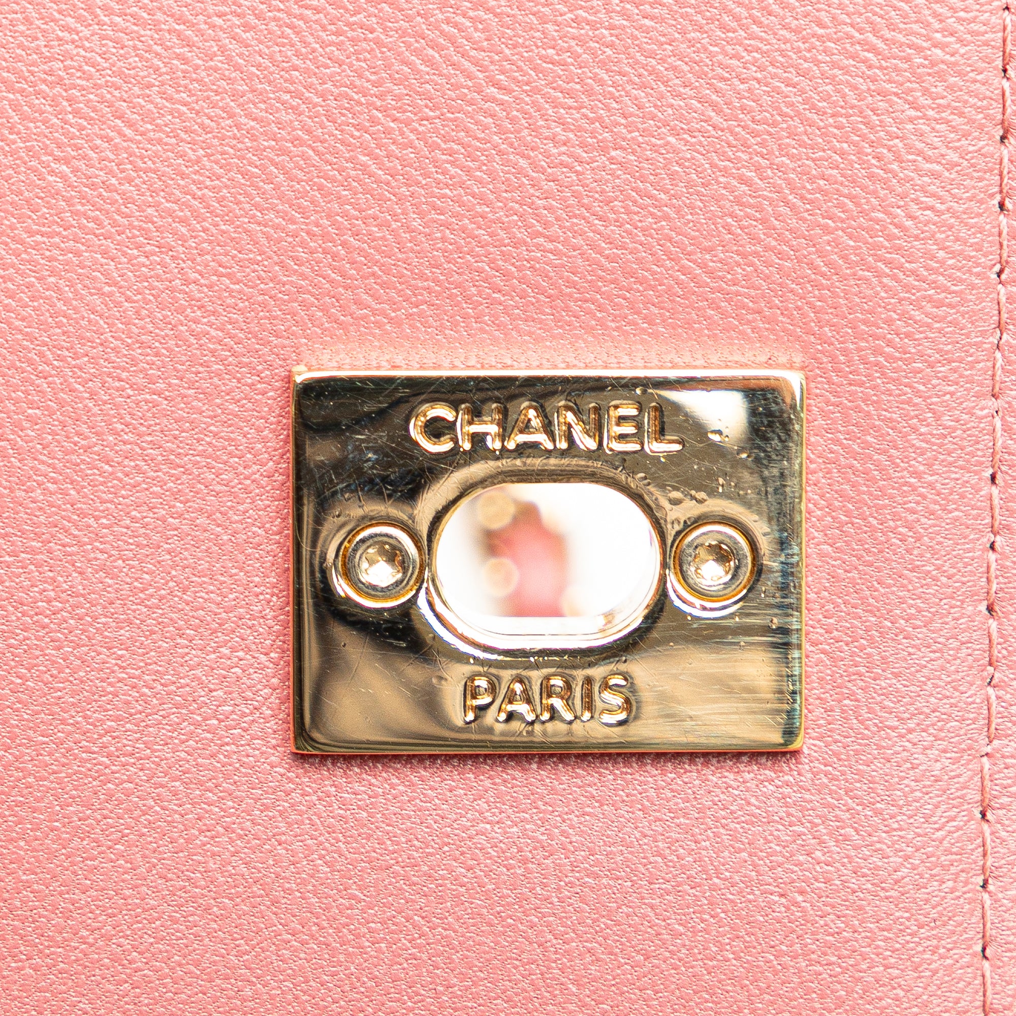 Chanel Mini Chevron Lambskin Trendy CC Chain Wallet - image 7