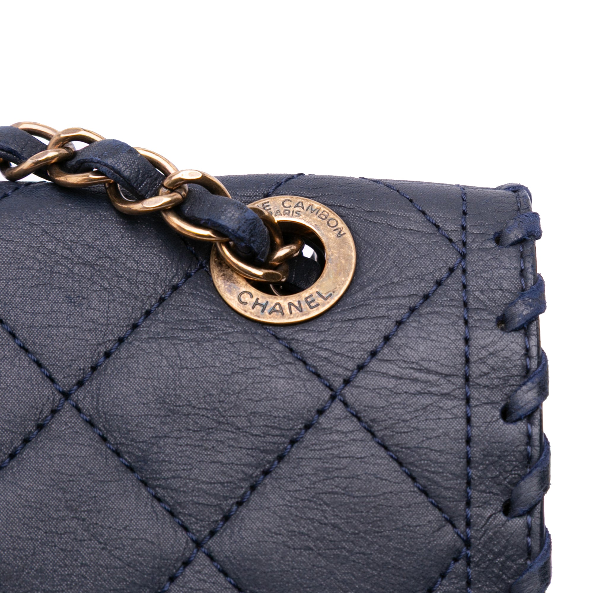 Chanel Jumbo Quilted Calfskin Happy Stitch Flap - image 10