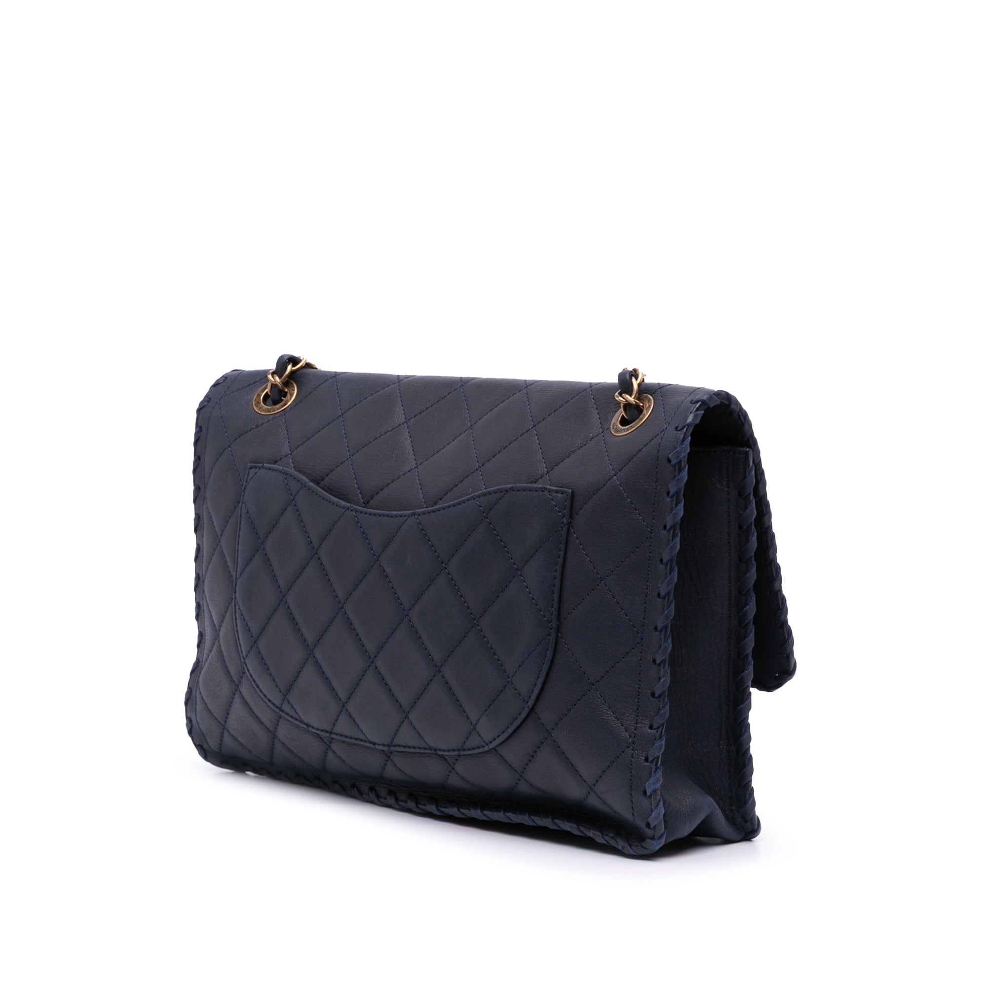 Chanel Jumbo Quilted Calfskin Happy Stitch Flap - image 2