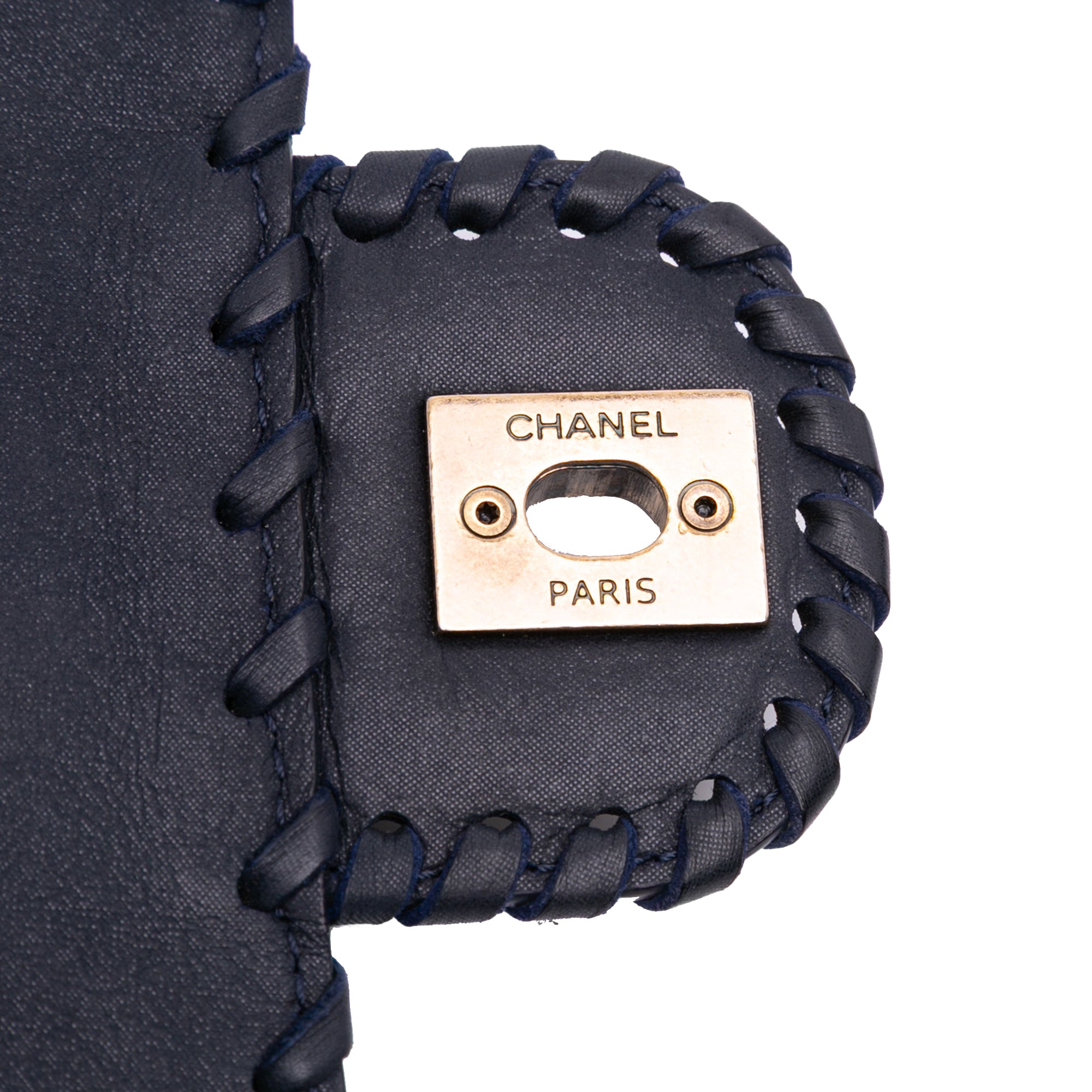 Chanel Jumbo Quilted Calfskin Happy Stitch Flap - image 8
