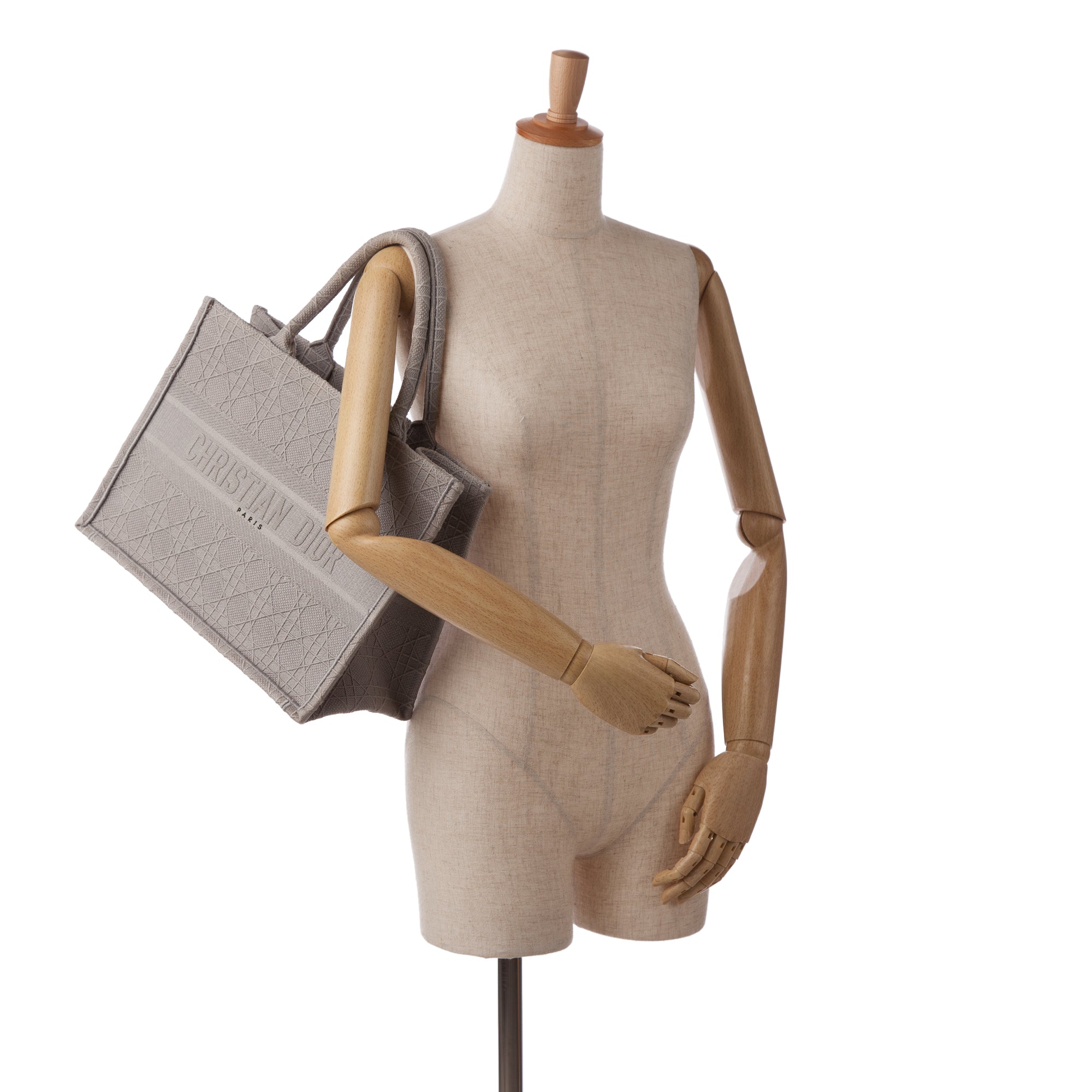 Dior Medium Cannage Embroidered Book Tote - image 2