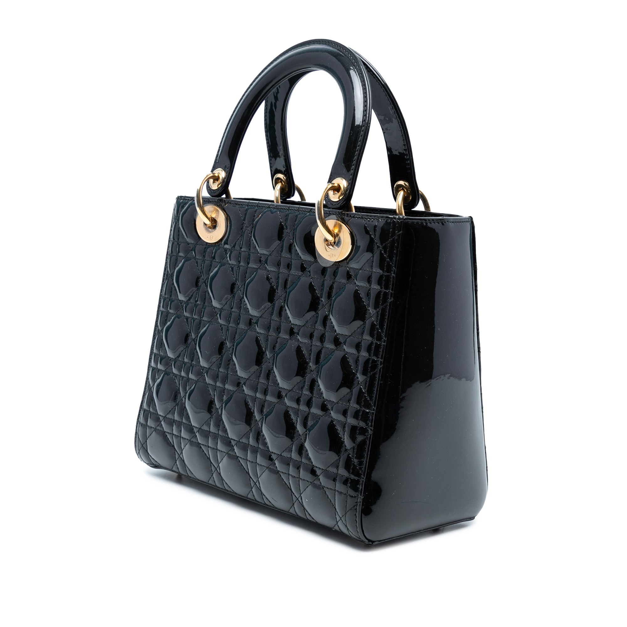 Dior Medium Patent Cannage Lady Dior - image 2