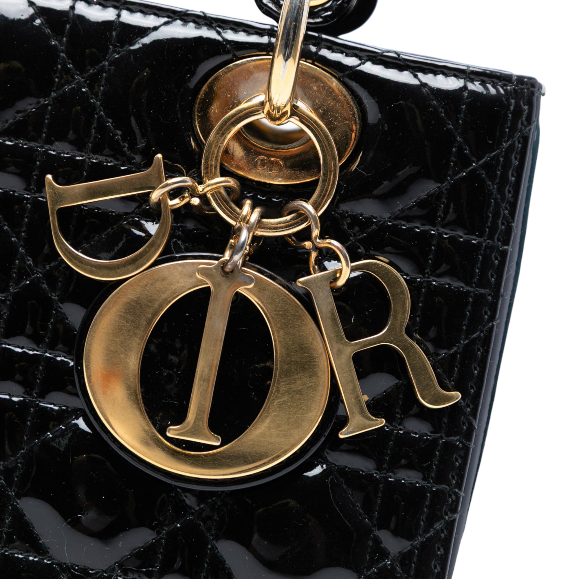Dior Medium Patent Cannage Lady Dior - image 6