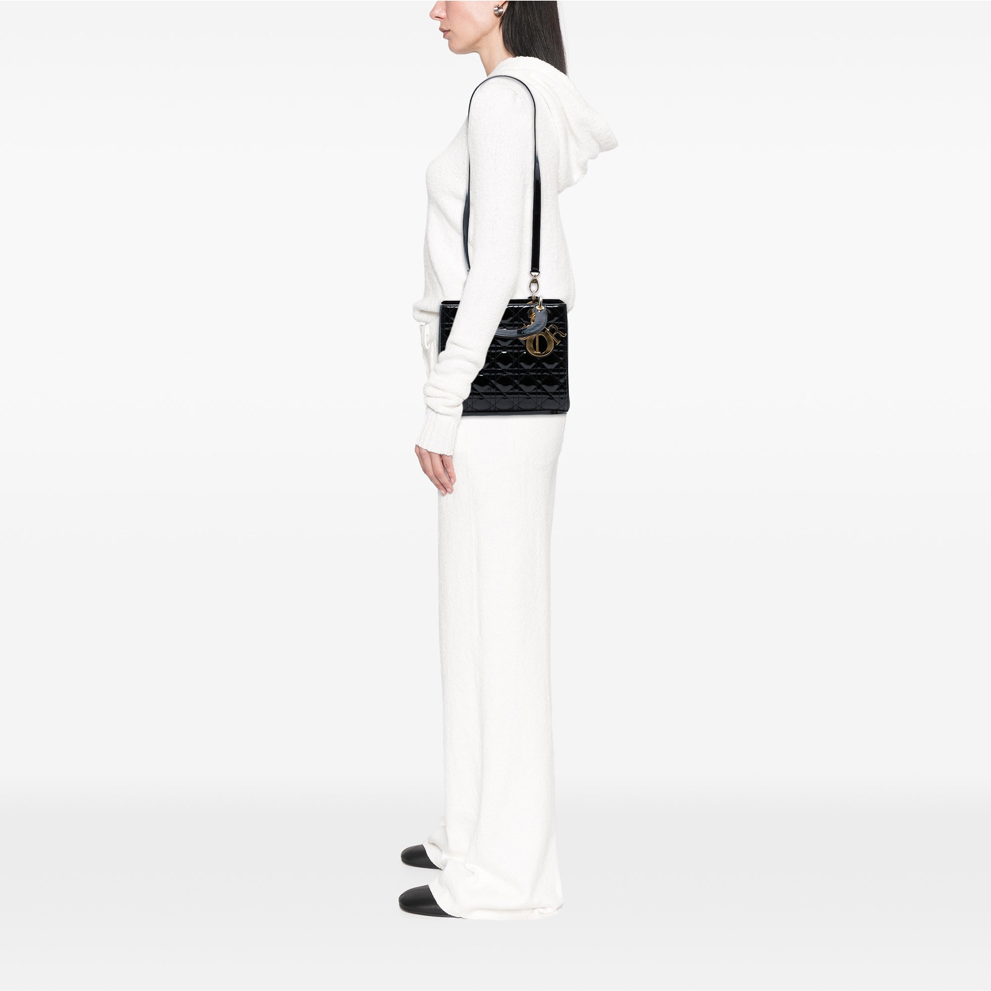 Dior Medium Patent Cannage Lady Dior - image 7