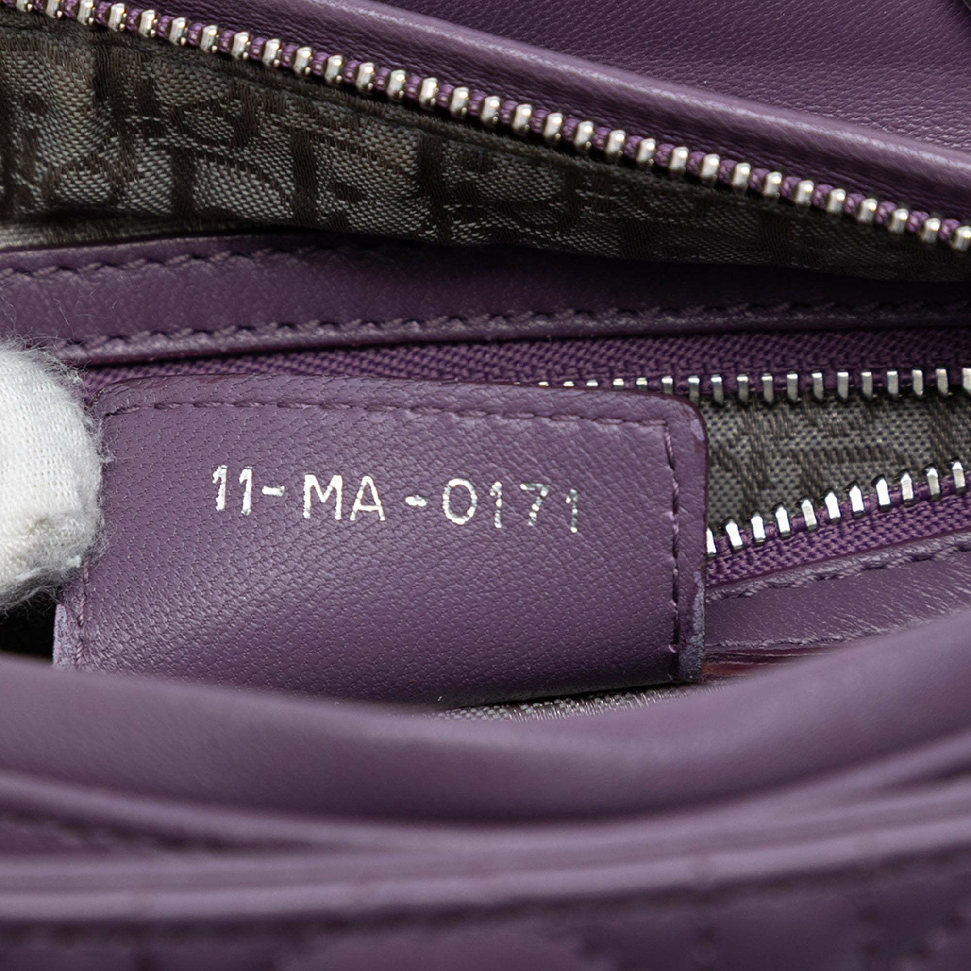 Dior Medium Lambskin Cannage Lady Dior - image 6