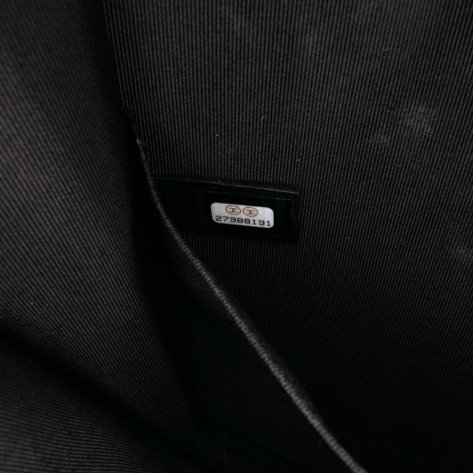 Chanel Quilted Iridescent Calfskin North South Boy Flap - image 6