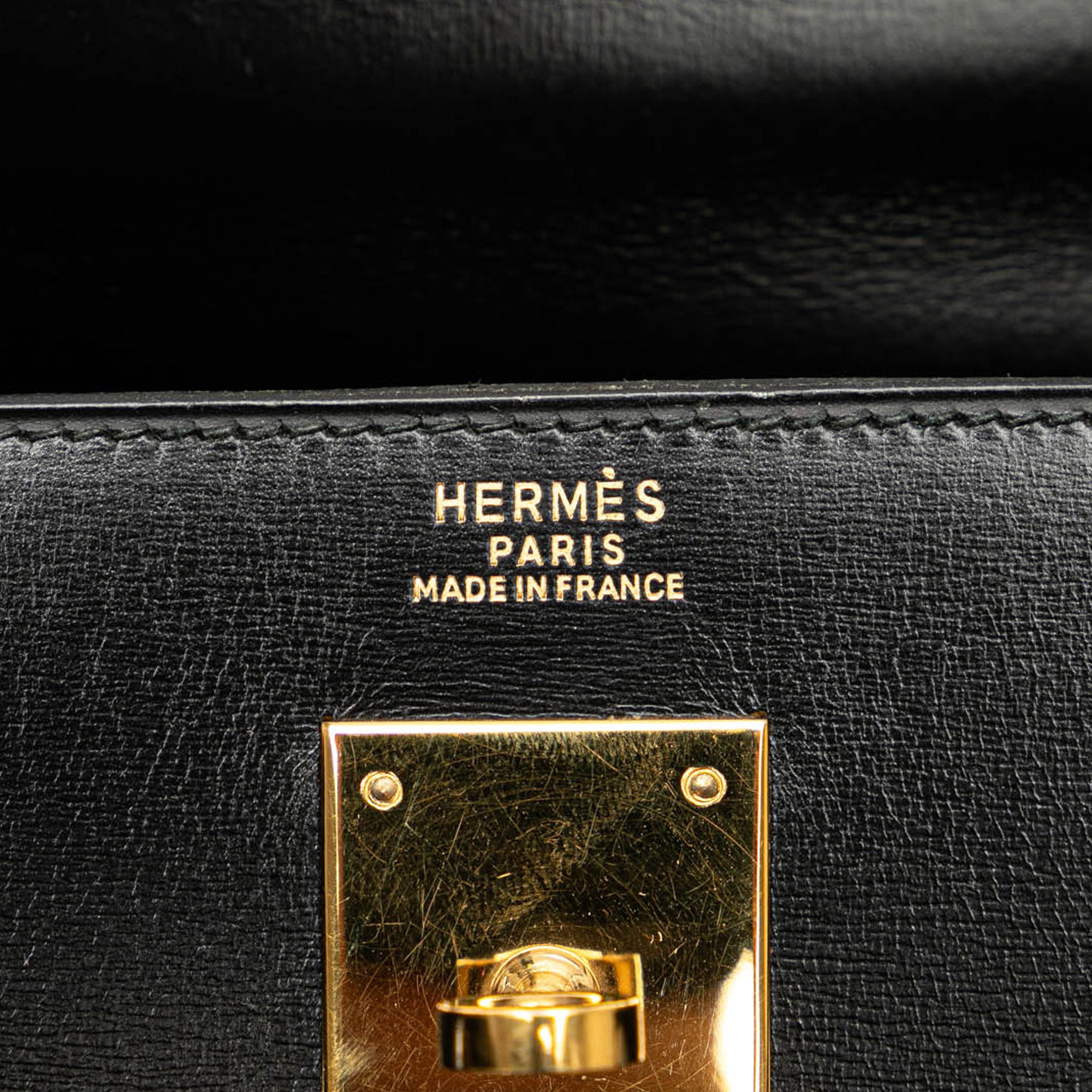 Hermès Box Calf Kelly Sellier 32 - image 5