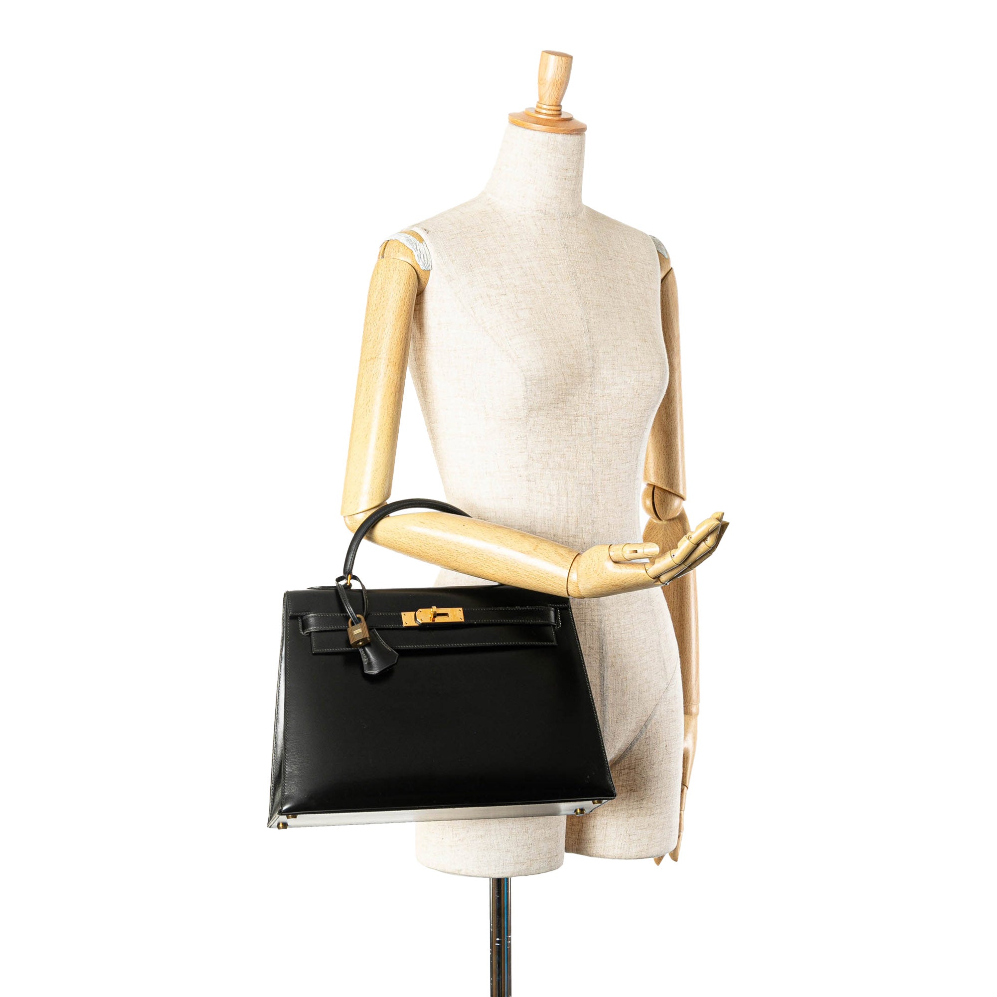 Hermès Box Calf Kelly Sellier 32 - image 8