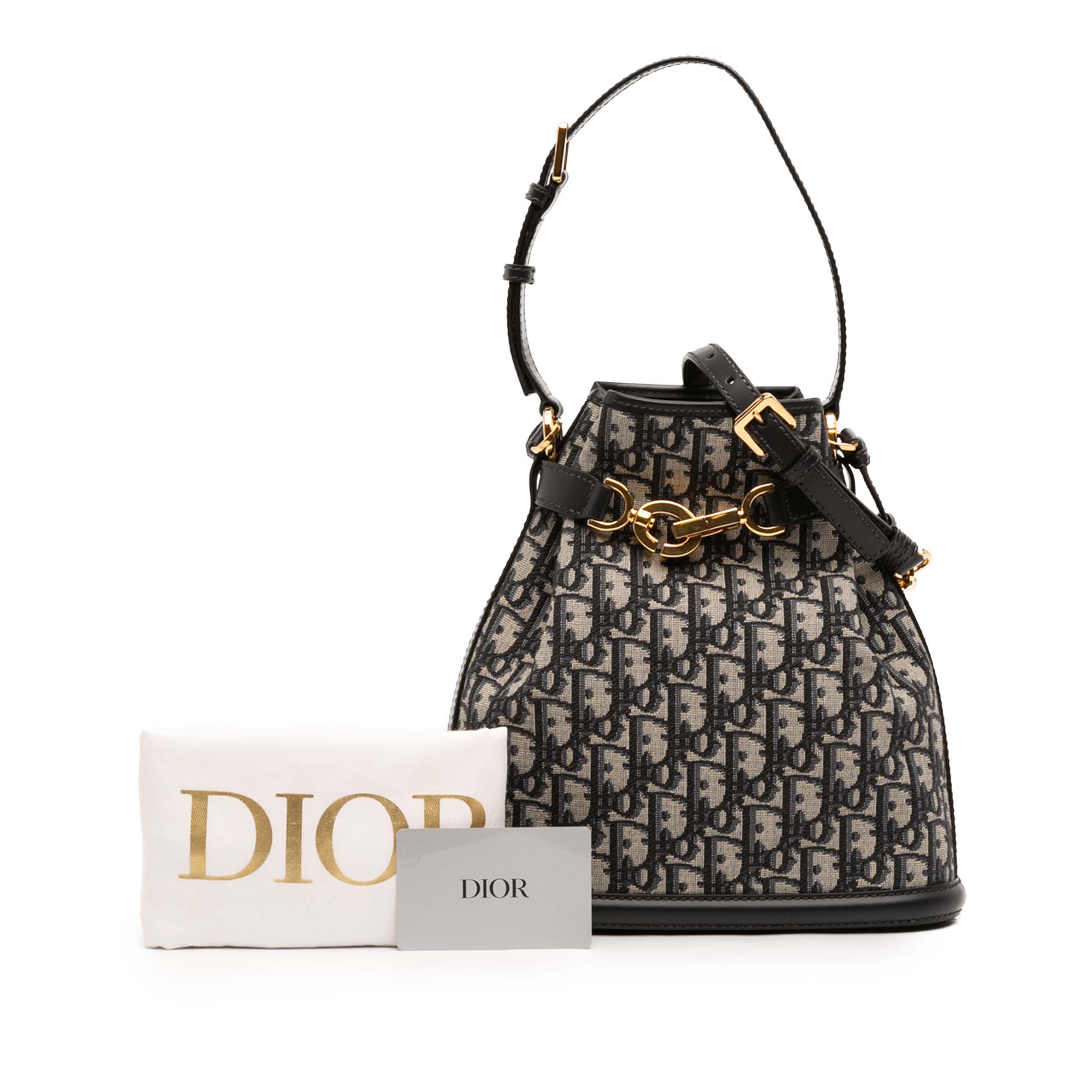 Dior Medium Oblique Canvas CEst Dior Bucket Bag - image 7