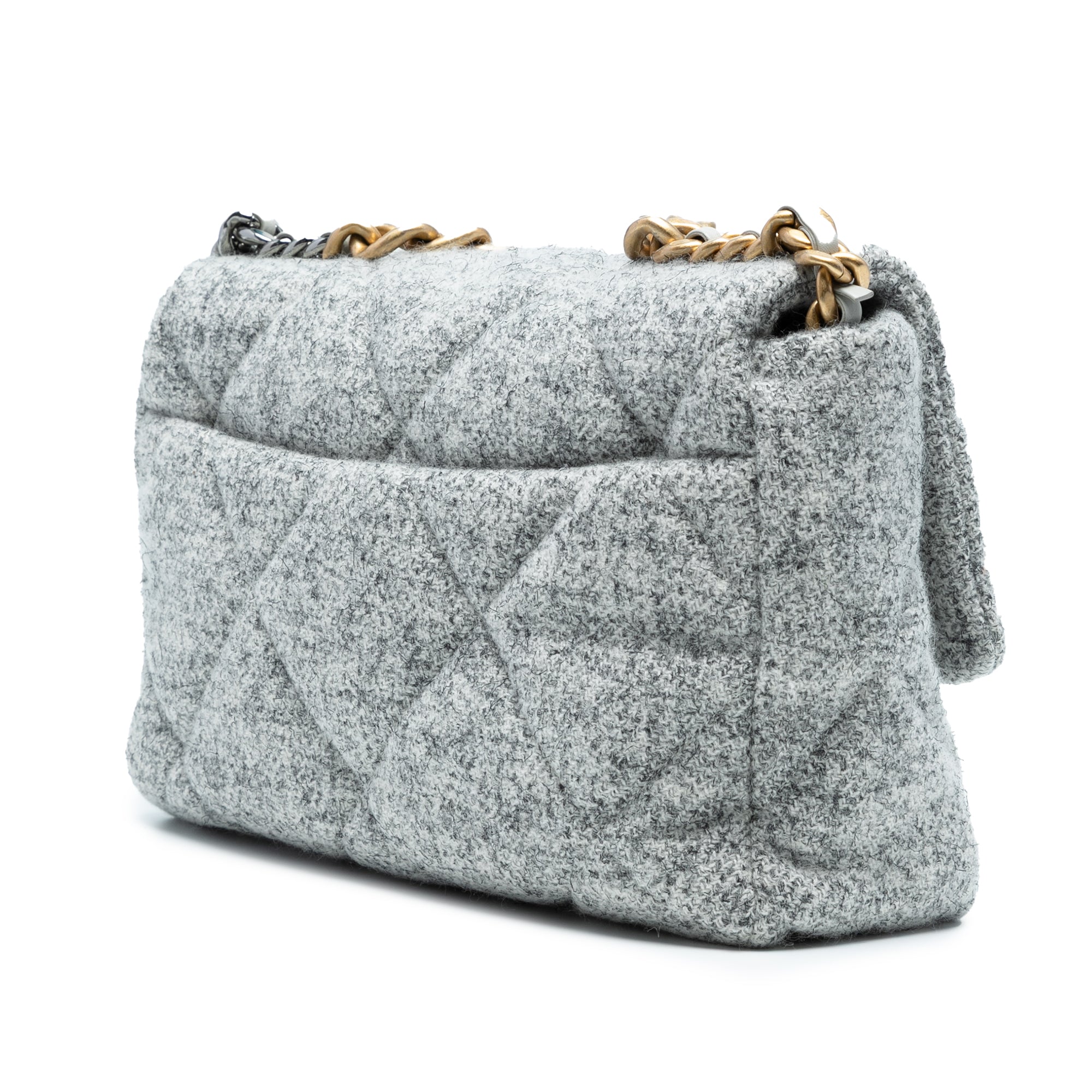 Chanel Large Tweed 19 Flap - image 2