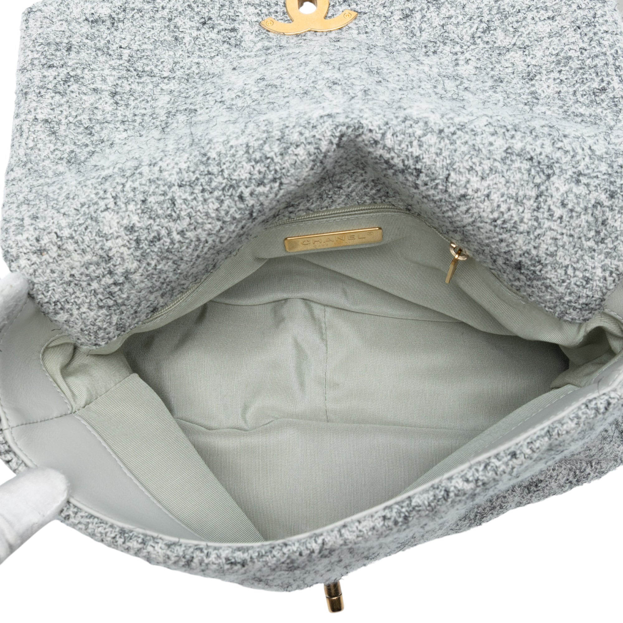 Chanel Large Tweed 19 Flap - image 4