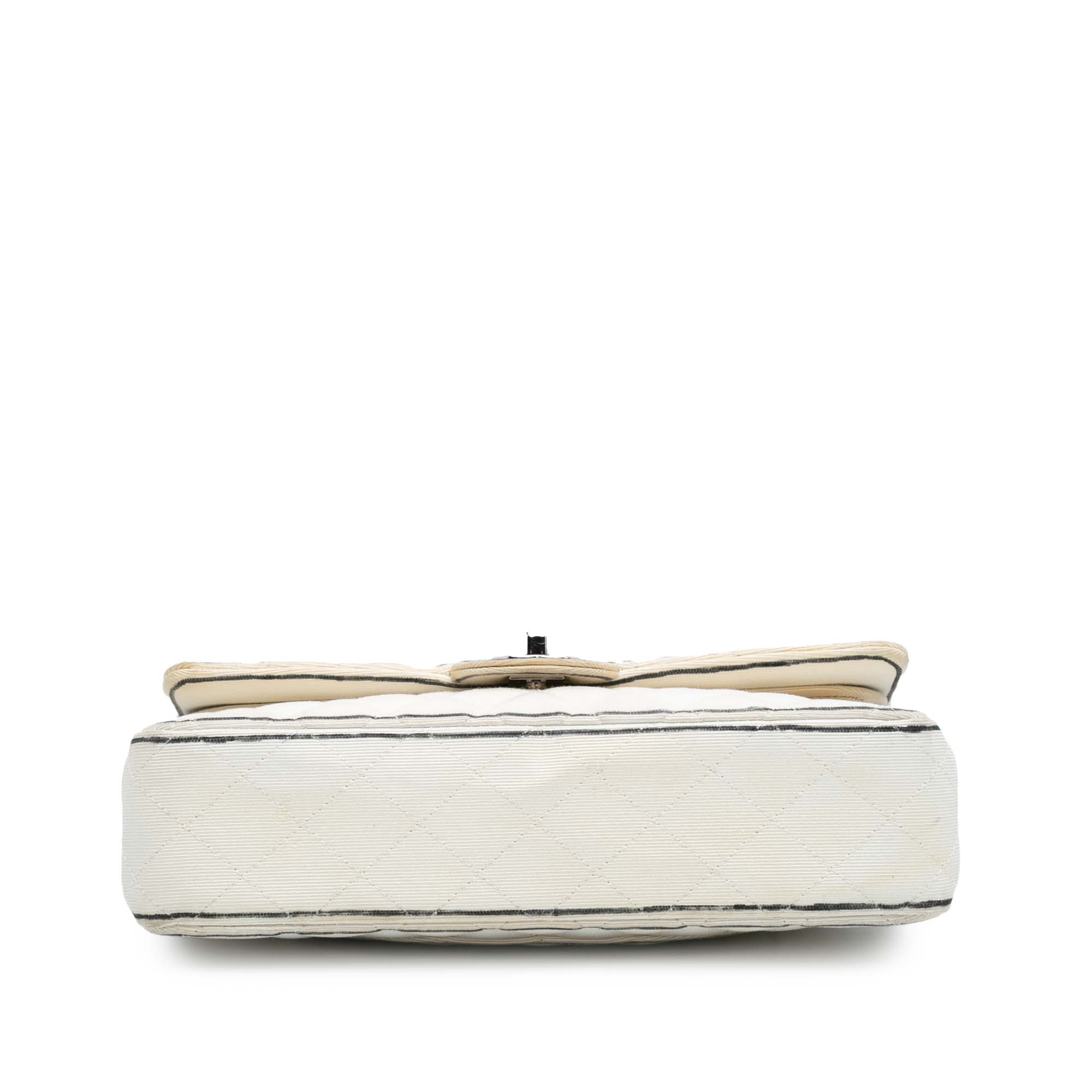 Chanel Medium Classic Printed Grosgrain Double Flap - image 3