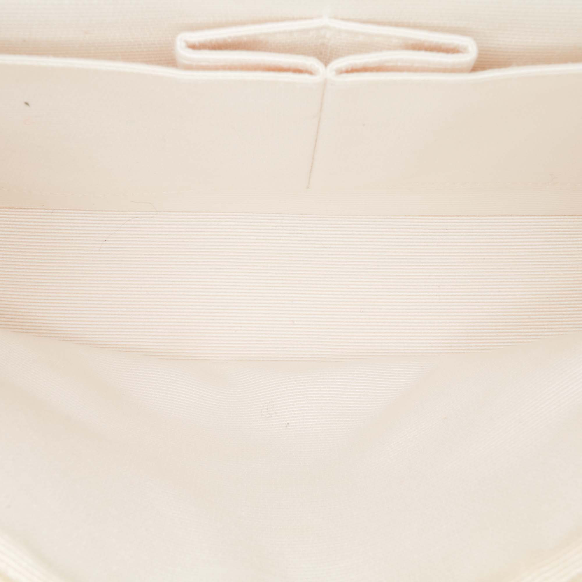 Chanel Medium Classic Printed Grosgrain Double Flap - image 4