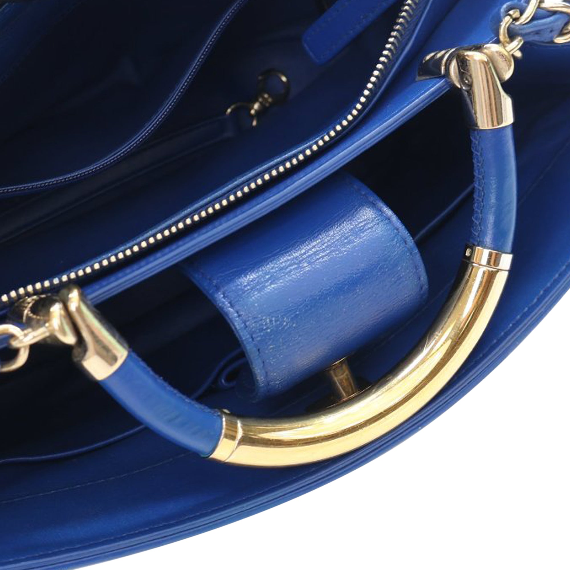 Chanel Small Quilted Lambskin Carry Chic Satchel - image 5