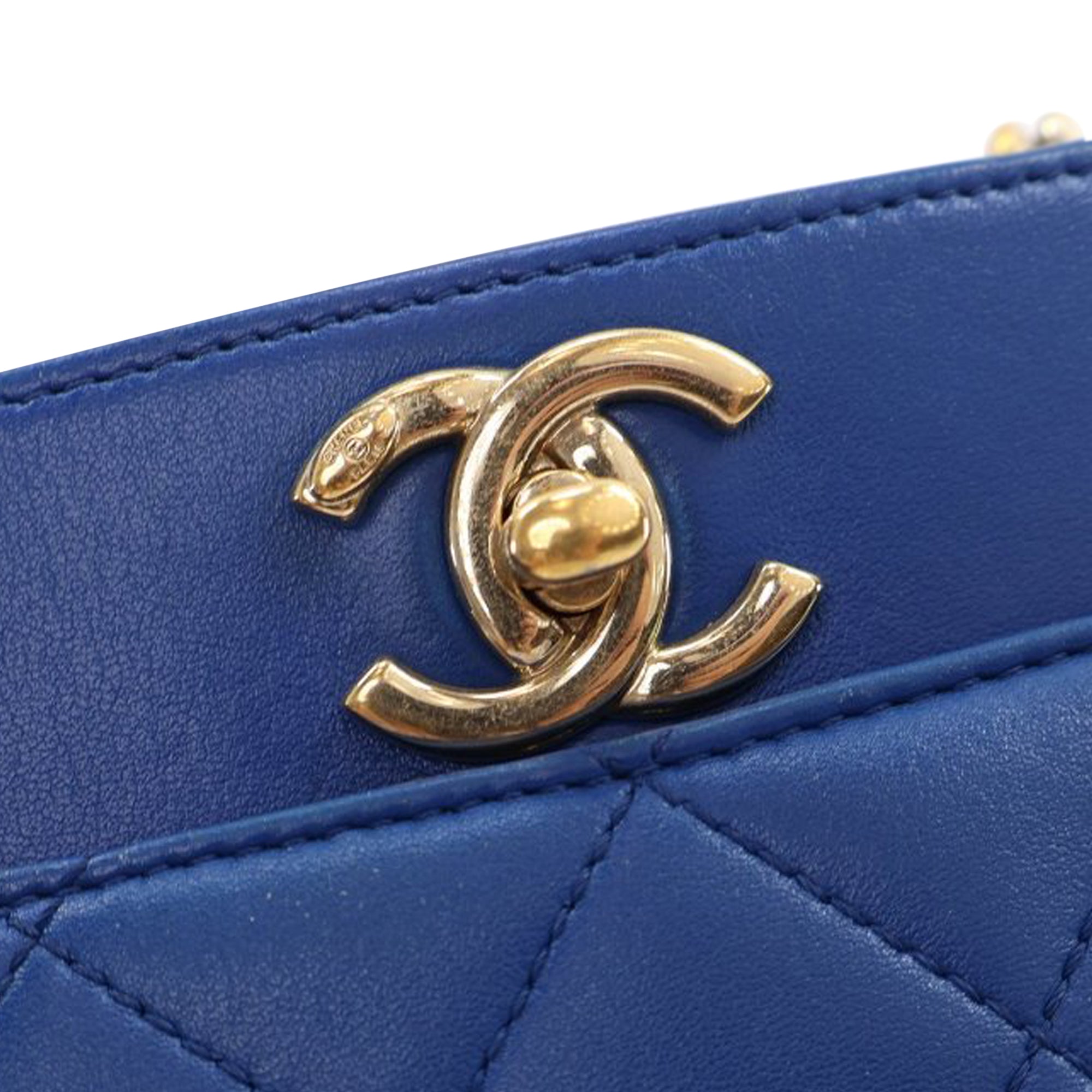 Chanel Small Quilted Lambskin Carry Chic Satchel - image 7