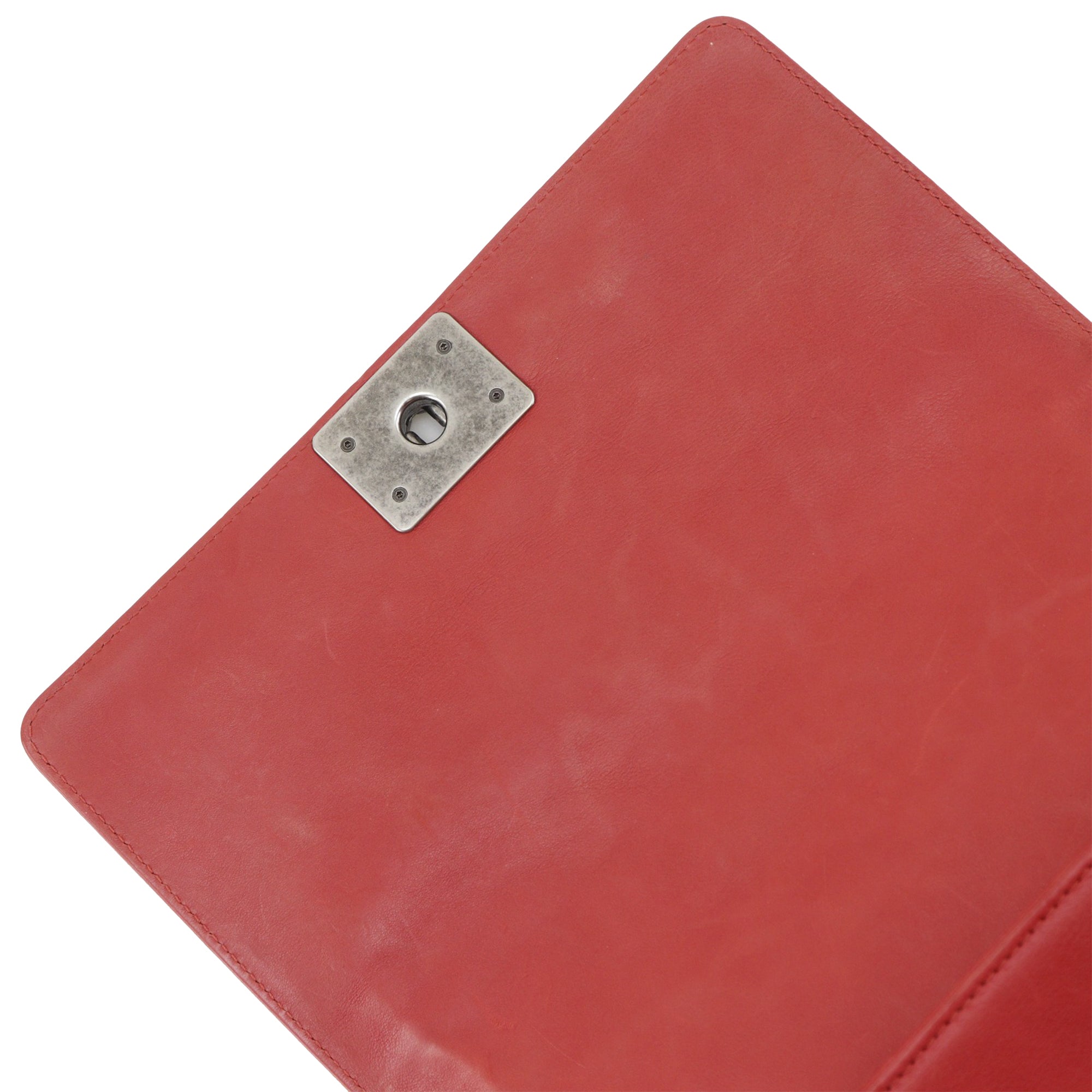 Chanel Old Medium Quilted Lambskin Boy Flap - image 19