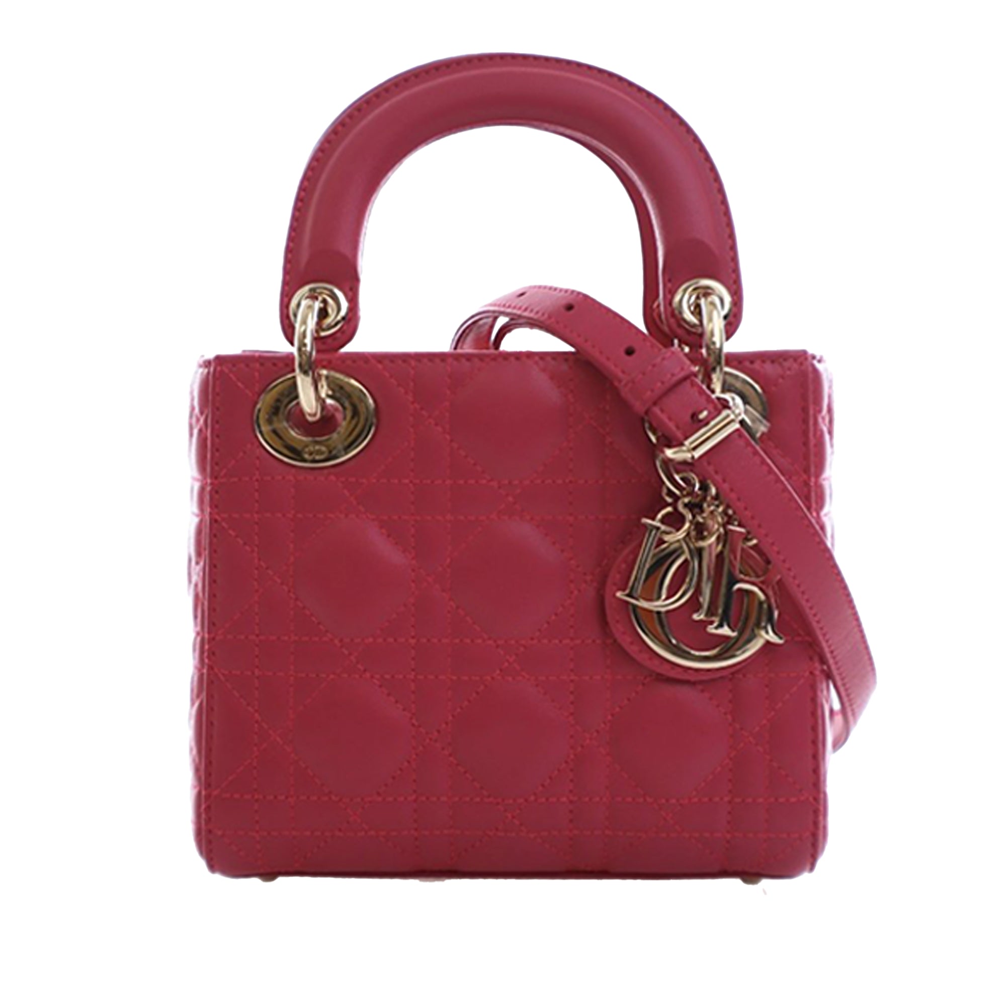 Dior Mini Lambskin Cannage Lady Dior - image 1
