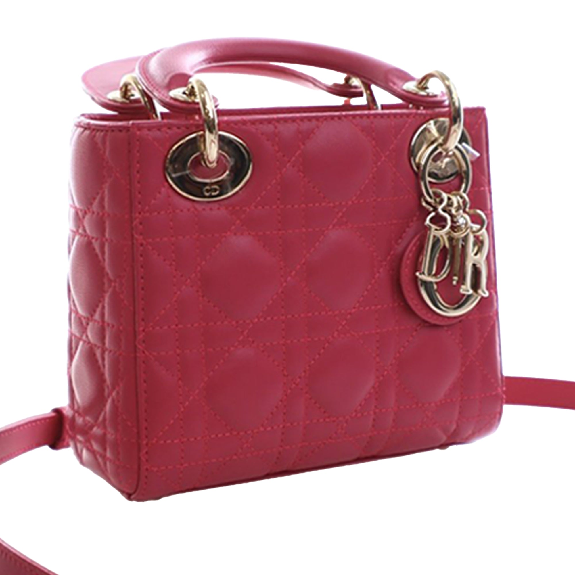 Dior Mini Lambskin Cannage Lady Dior - image 3