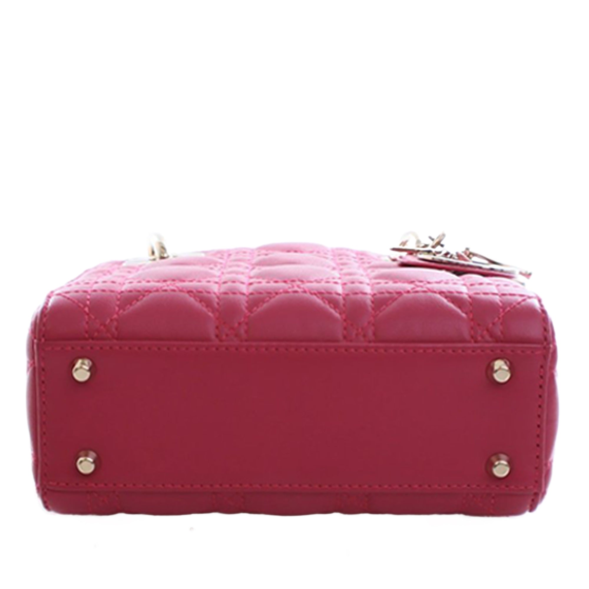 Dior Mini Lambskin Cannage Lady Dior - image 5