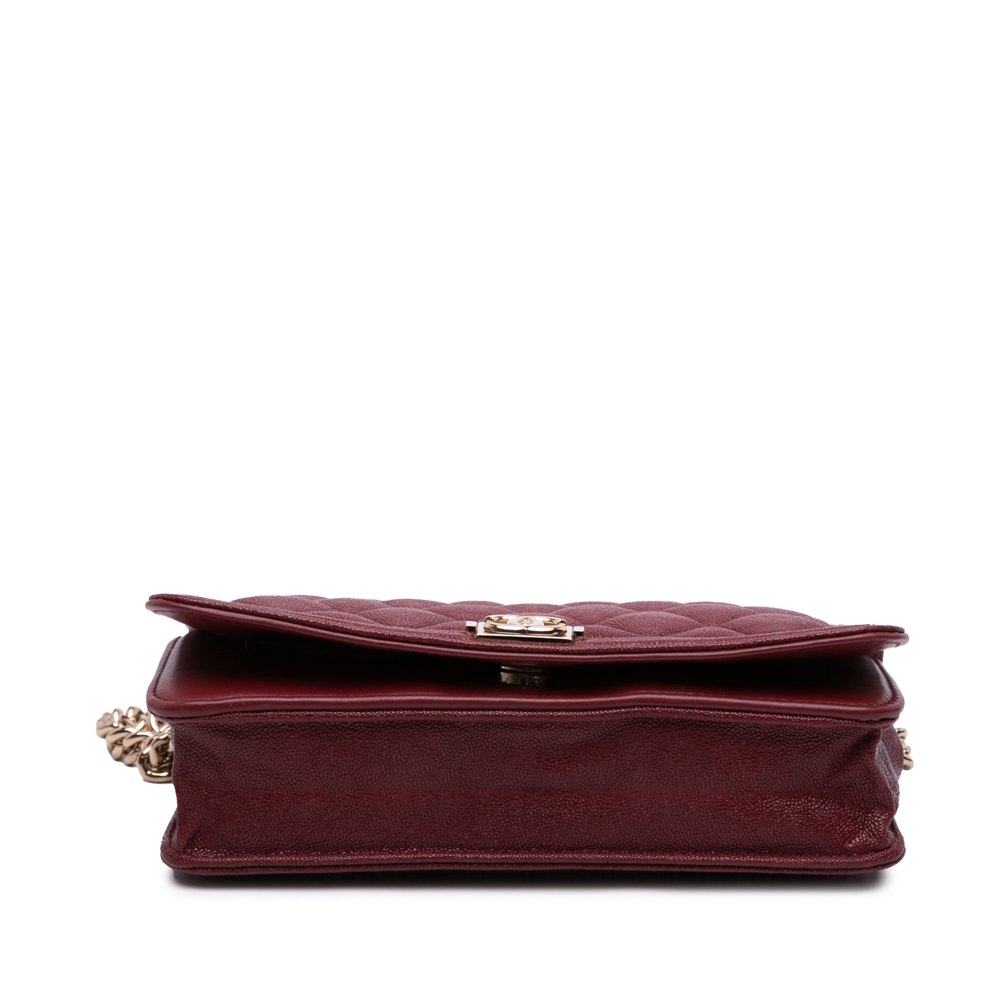 Chanel Quilted Caviar Boy Wallet on Chain - image 3