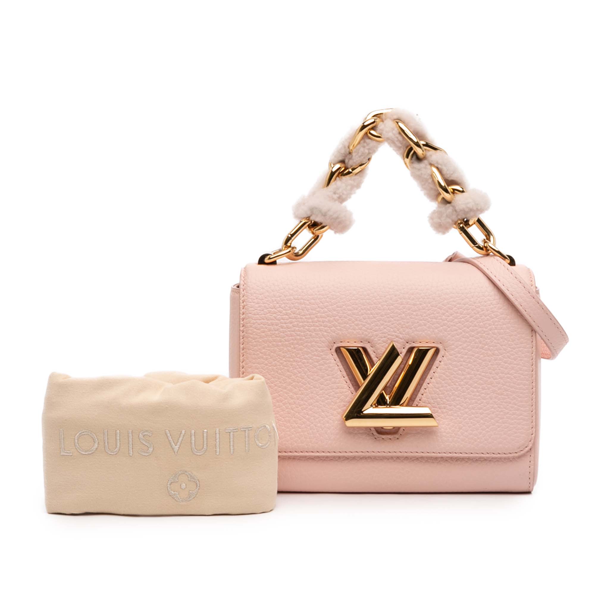 Louis Vuitton Taurillon Shearling Braided Handle Twist PM - image 7