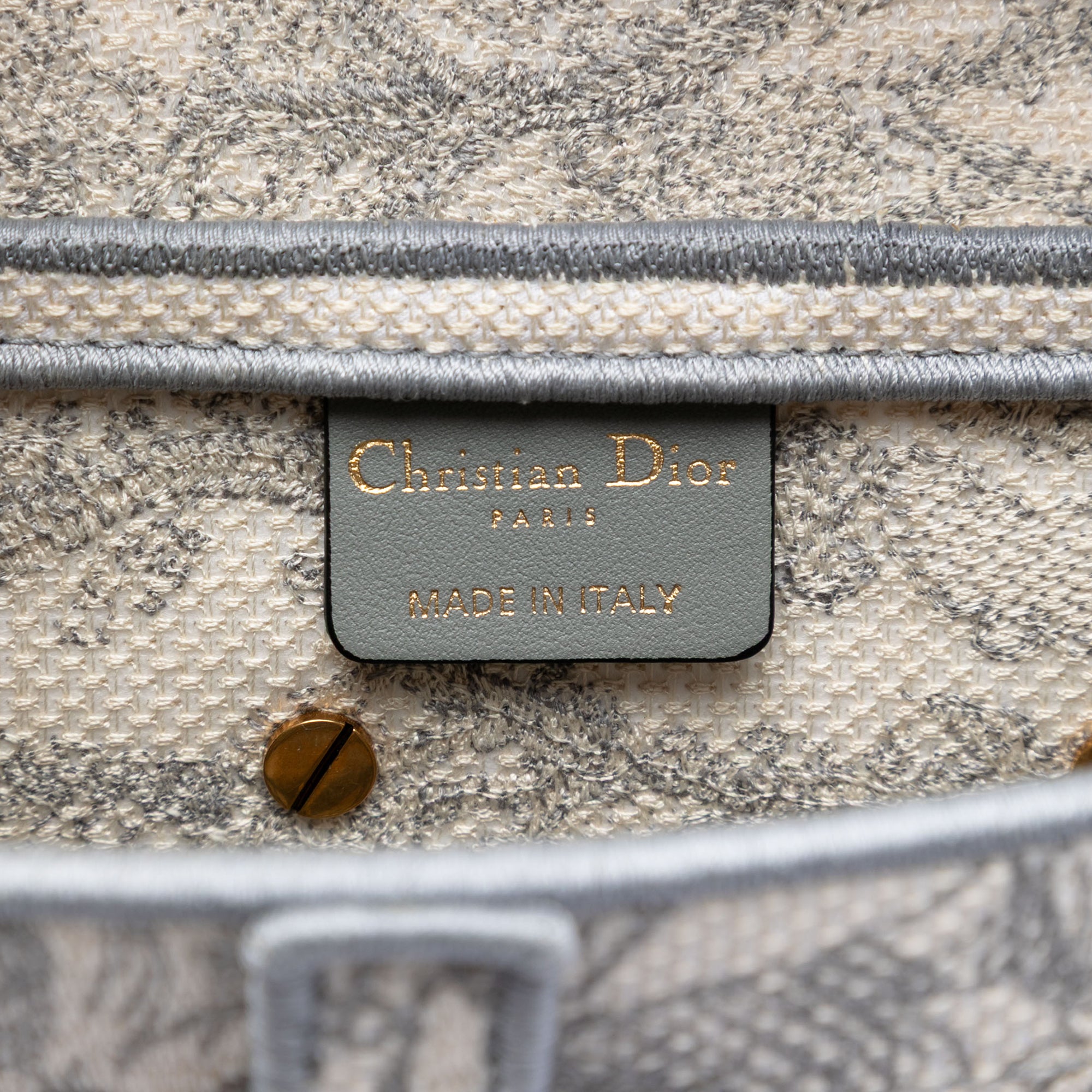 Dior Canvas Embroidered Toile de Jouy Saddle Bag - image 5