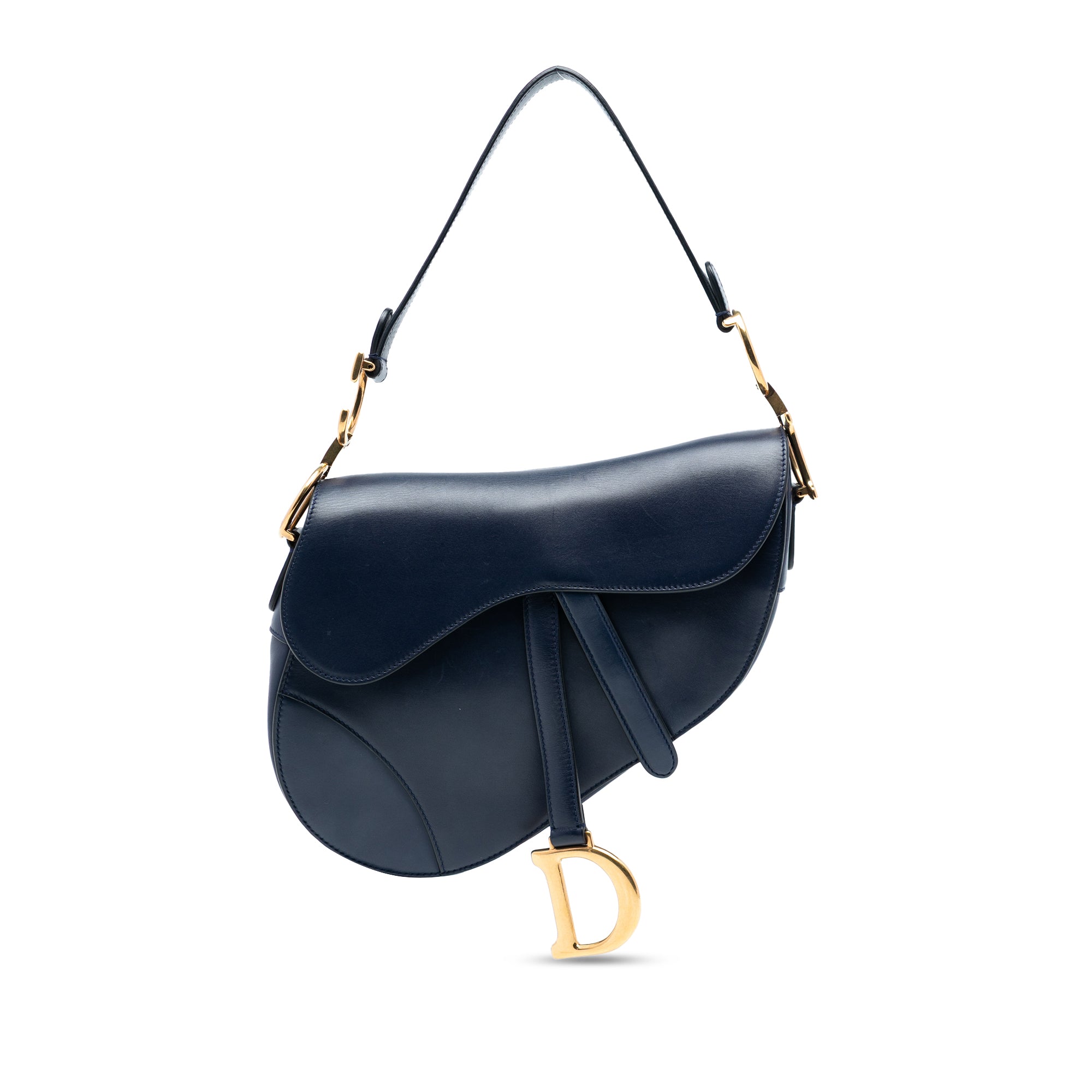 Dior Leather Saddle Bag - image 1
