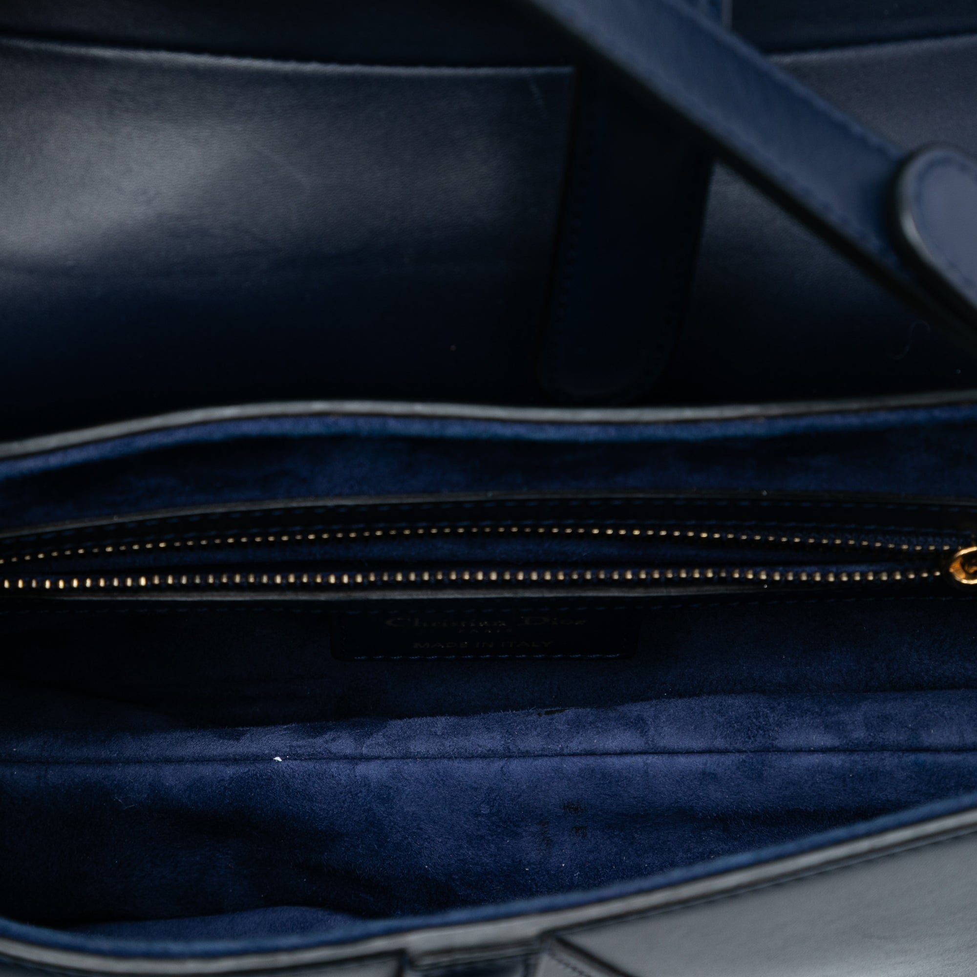 Dior Leather Saddle Bag - image 4