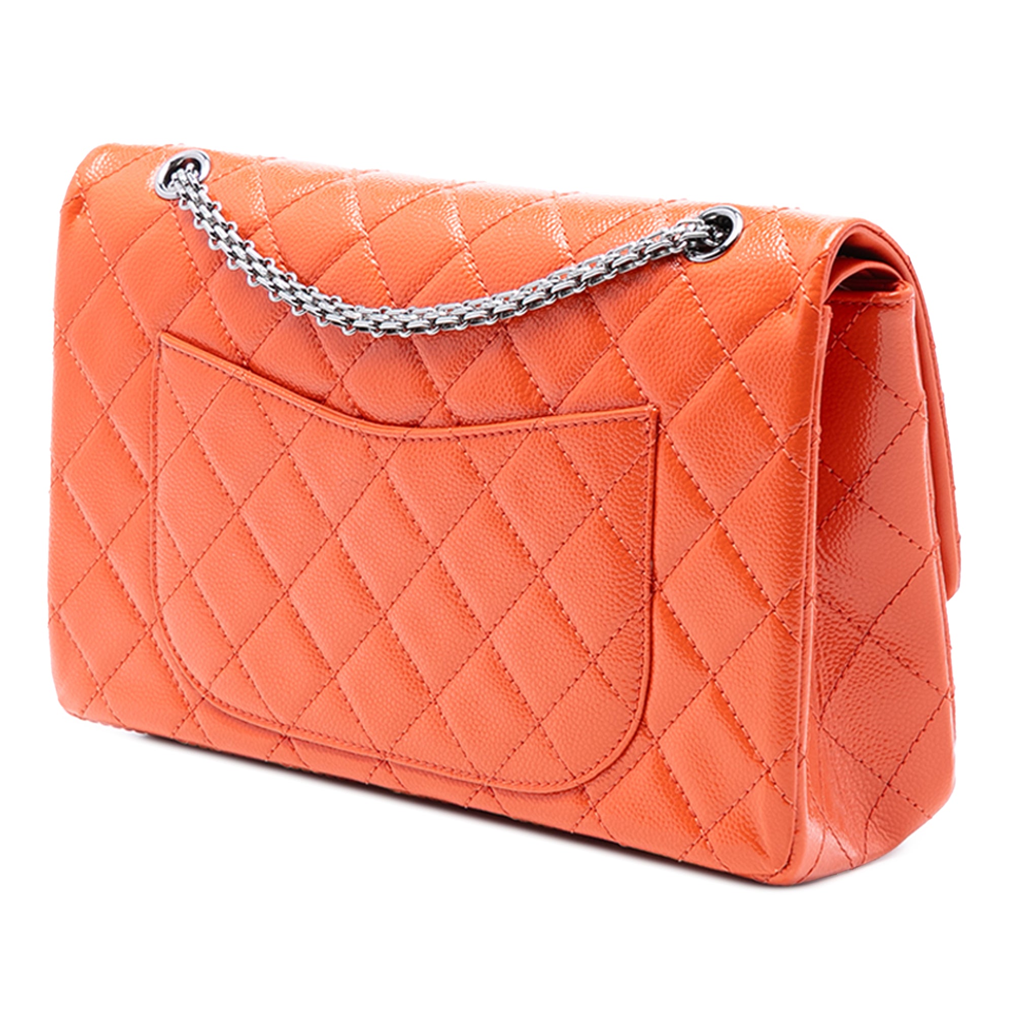Chanel Quilted Patent Caviar Reissue 2.55 Double Flap 227 - image 2